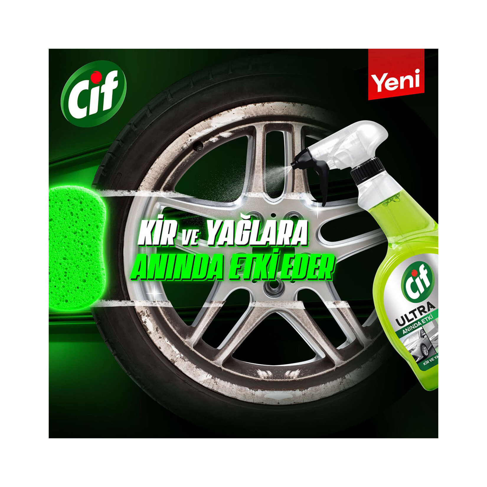 Cif Sprey Ultra Anında Etki Kir ve Yağ Çözücü 1025 Ml - Görsel 5