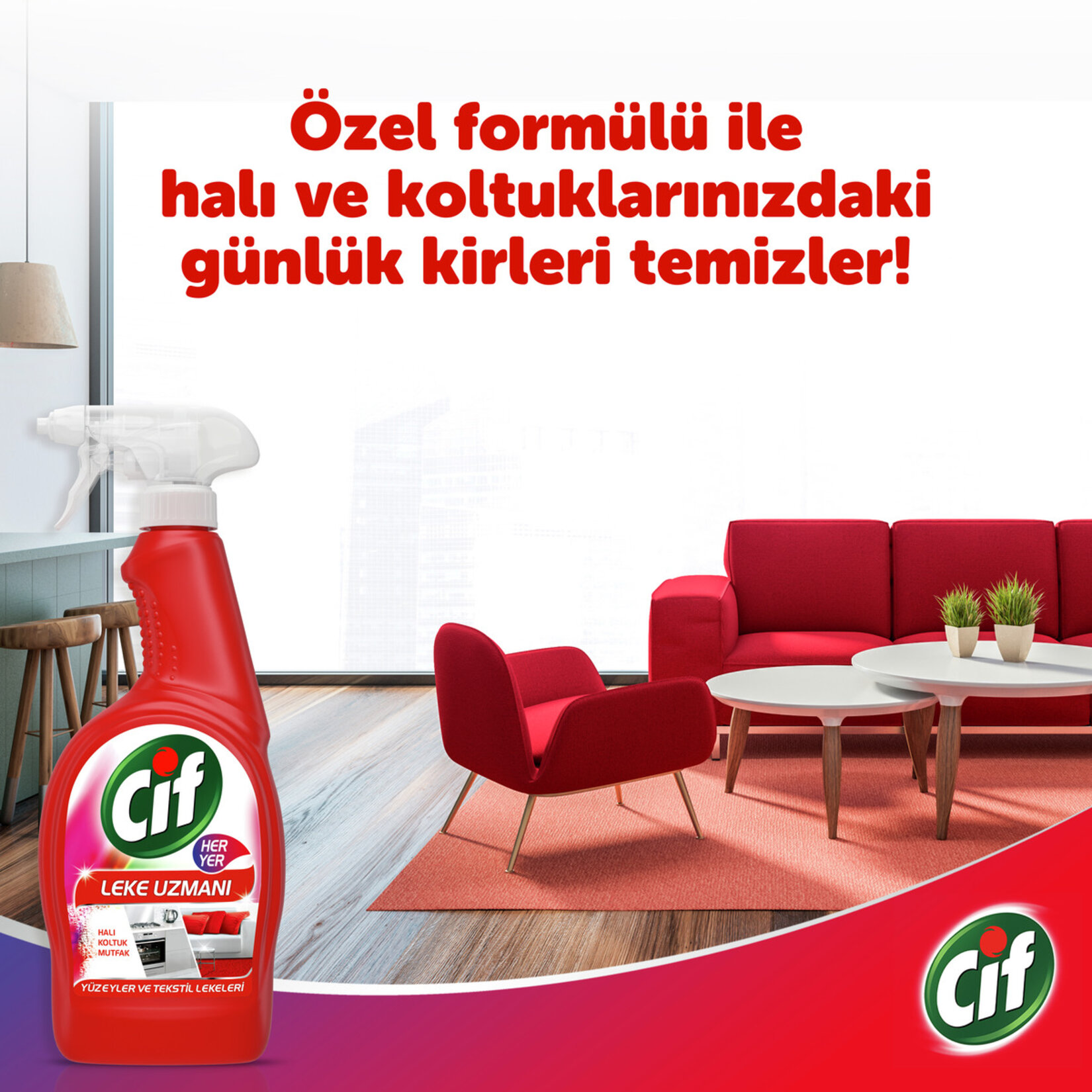 Cif Her Yer Leke Uzmanı 750 Ml - Görsel 3