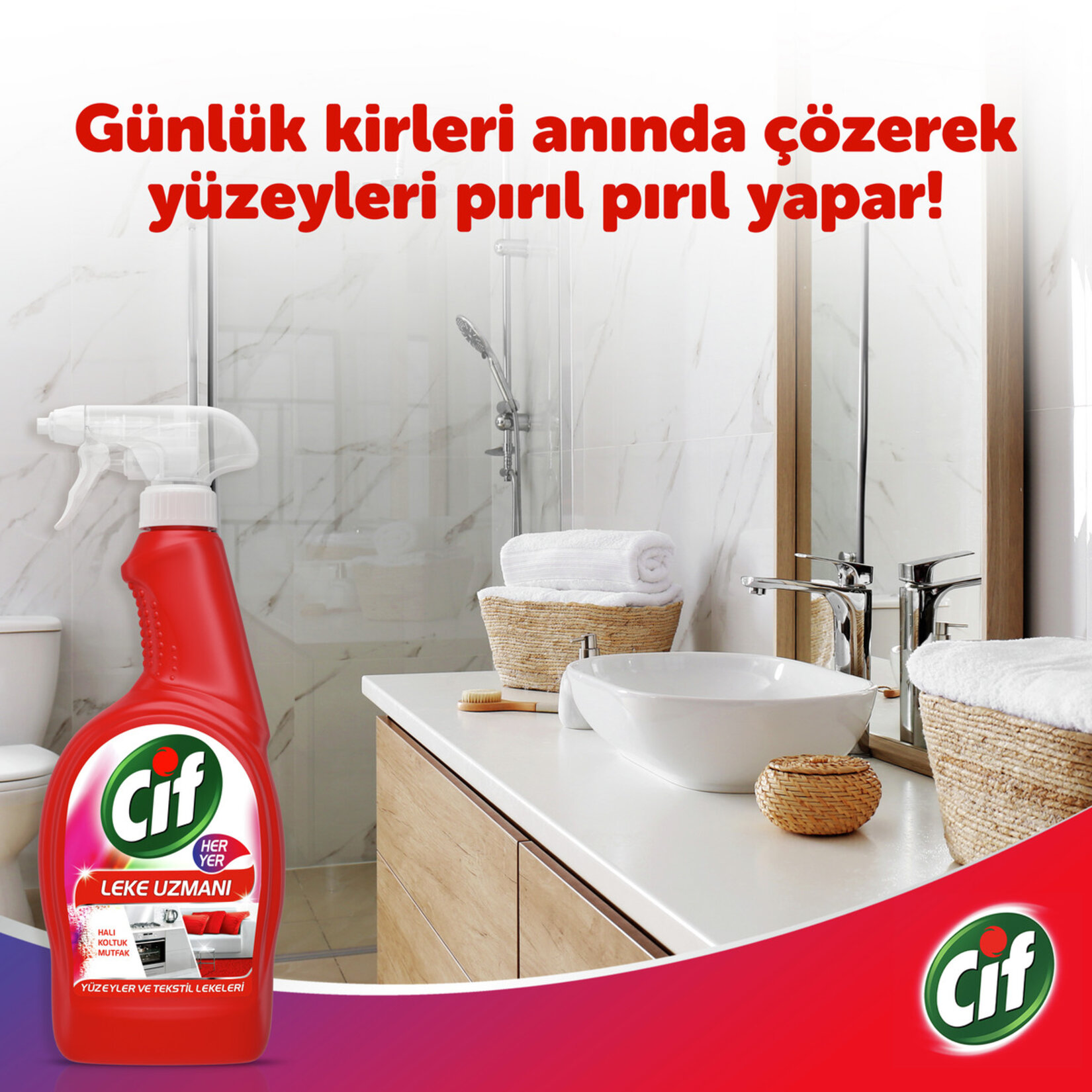 Cif Her Yer Leke Uzmanı 750 Ml - Görsel 4
