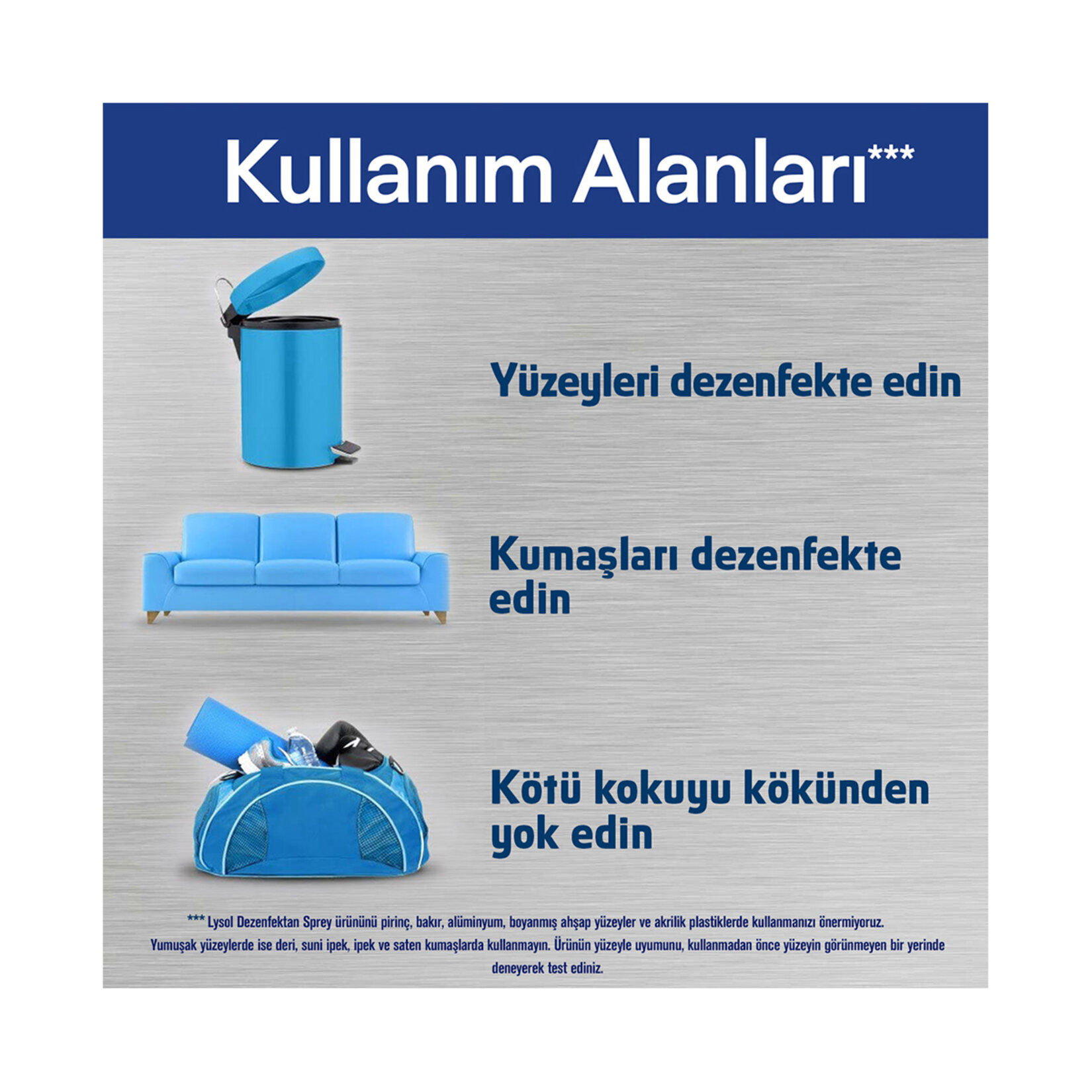 Lysol Yüzey Dezenfektan Sprey Temizliğin Esintisi 400 Ml - Görsel 3