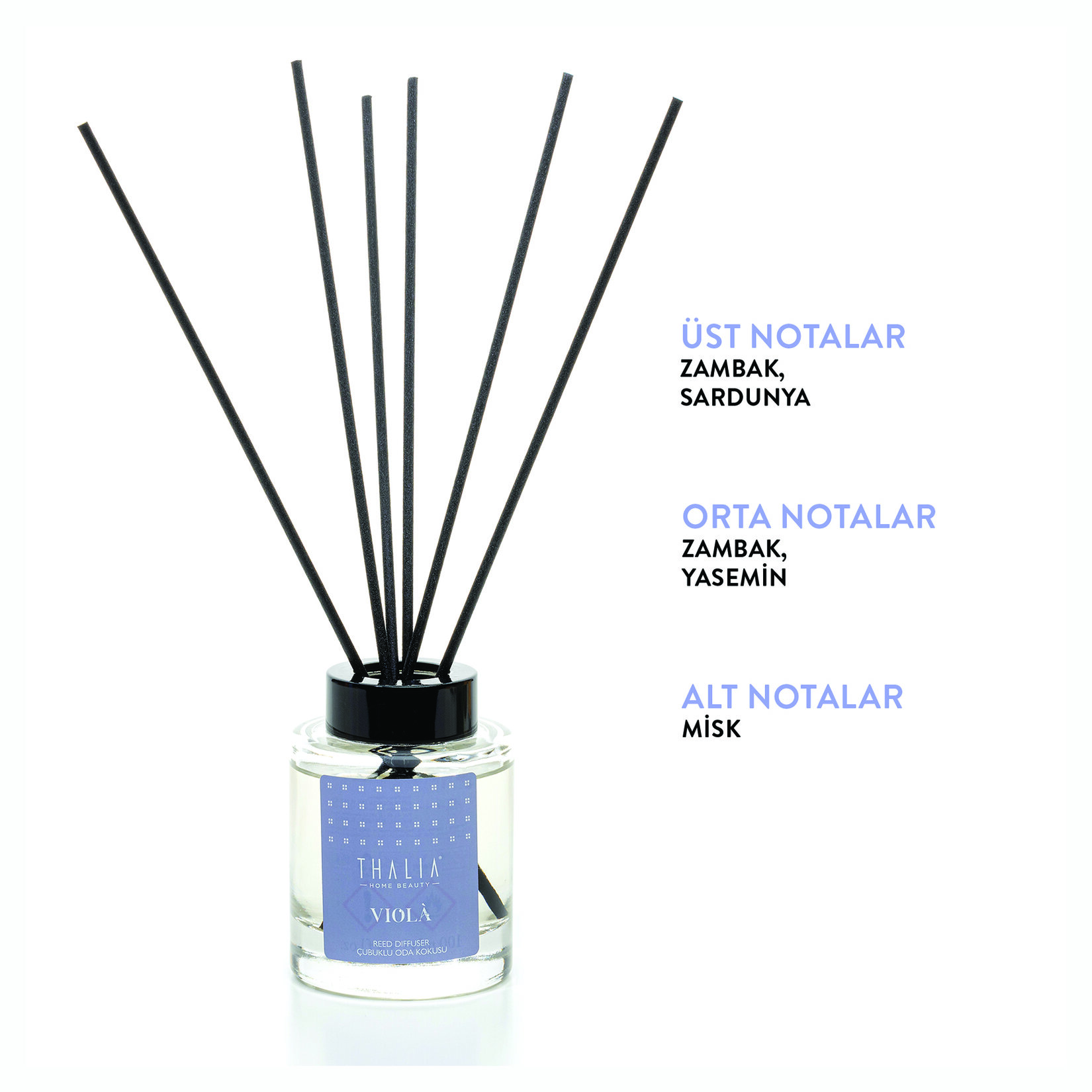 Thalia Home Viola Reed Diffuser 100 ml - Görsel 3