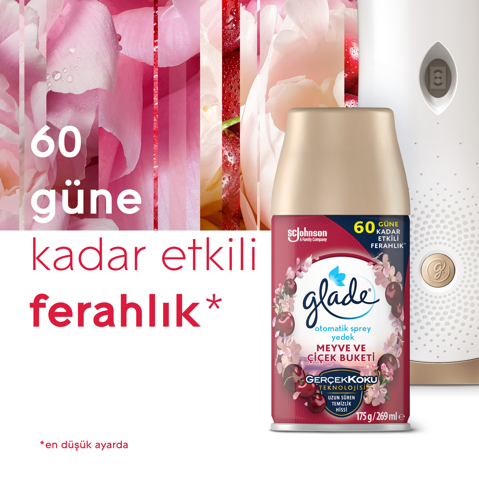 Glade Otomatik Sprey Yedek Meyve Çiçek Buketi 269 Ml - Görsel 3