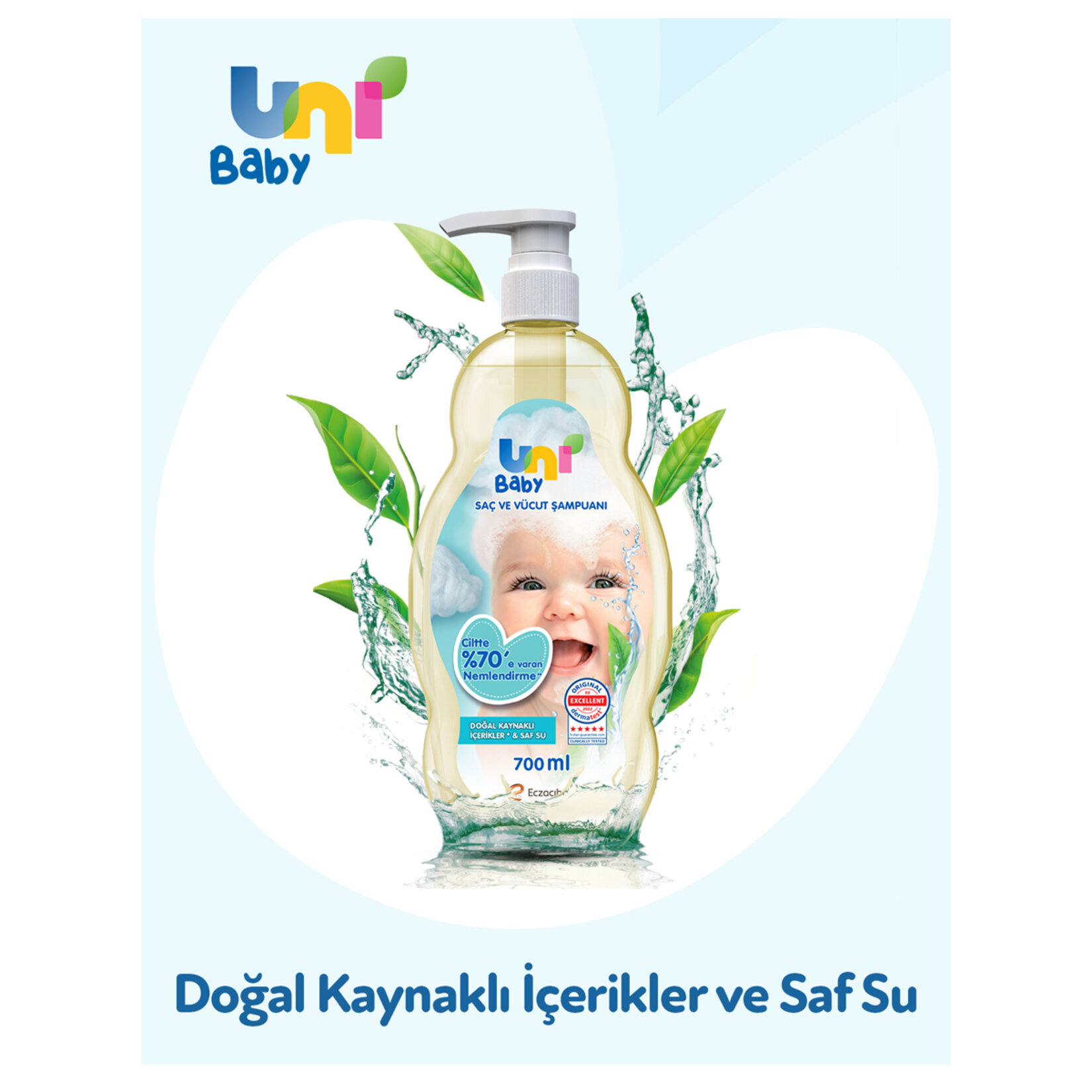 Uni Baby Şampuan 700 Ml - Görsel 2