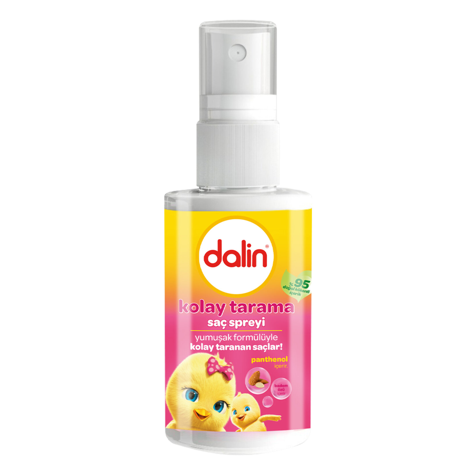 Dalin Kolay Tarama Spreyi Badem Özlü Seyahat Boy 50 Ml