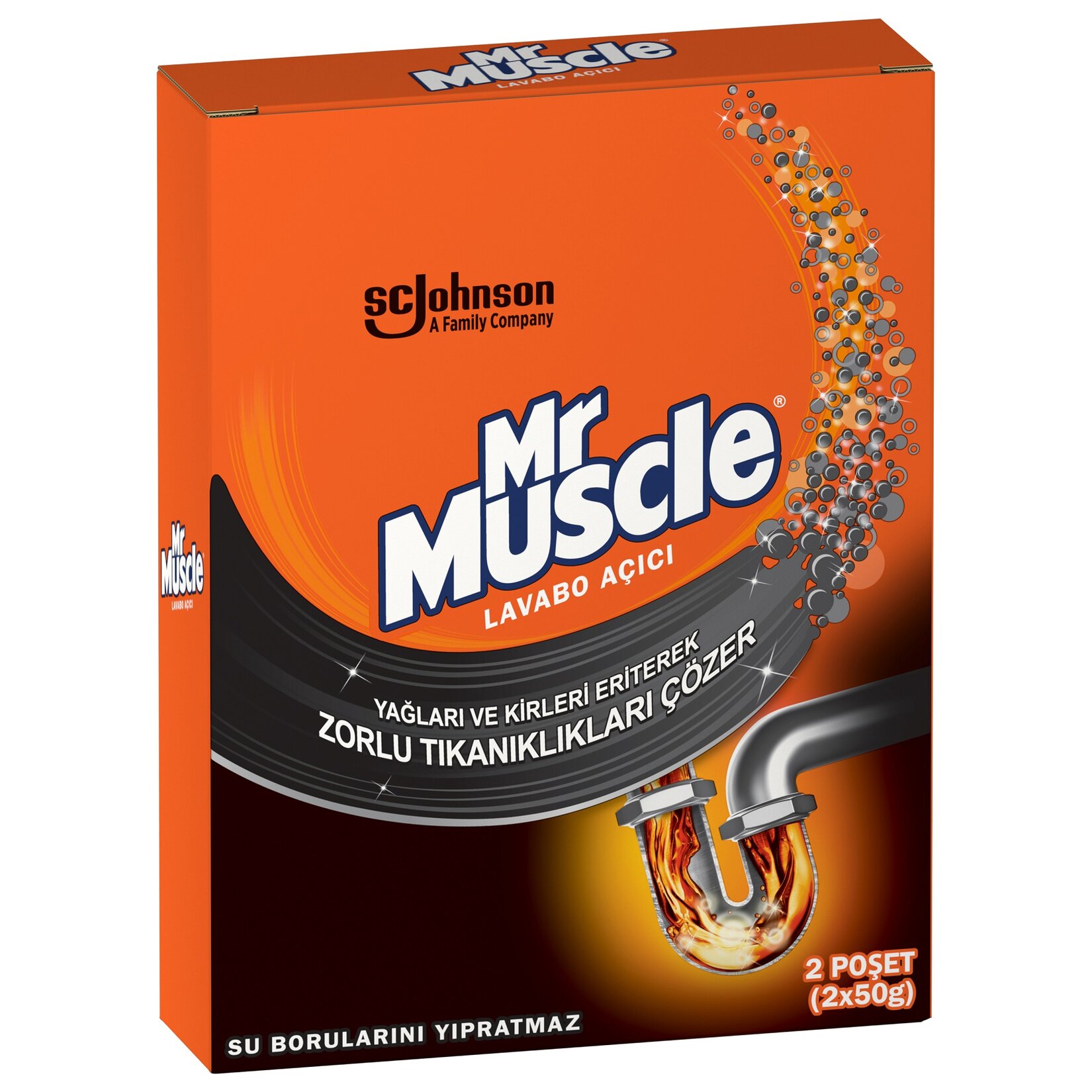 Mr. Muscle Granül Lavabo Açıcı 2'li Paket 2x50g - Görsel 1