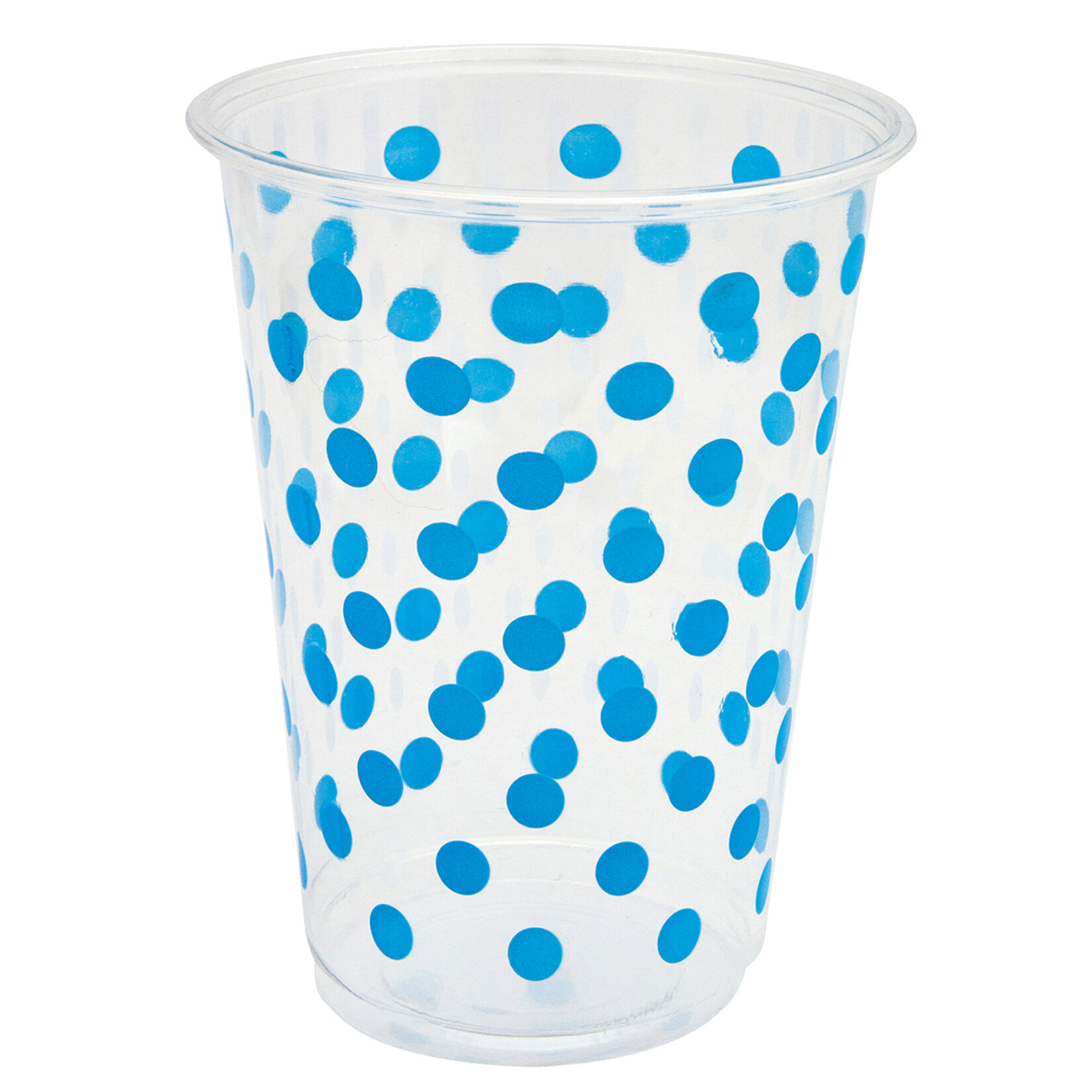 Roll-Up Partydreams Plastik Bardak Mavi Puantiyeli 25'li