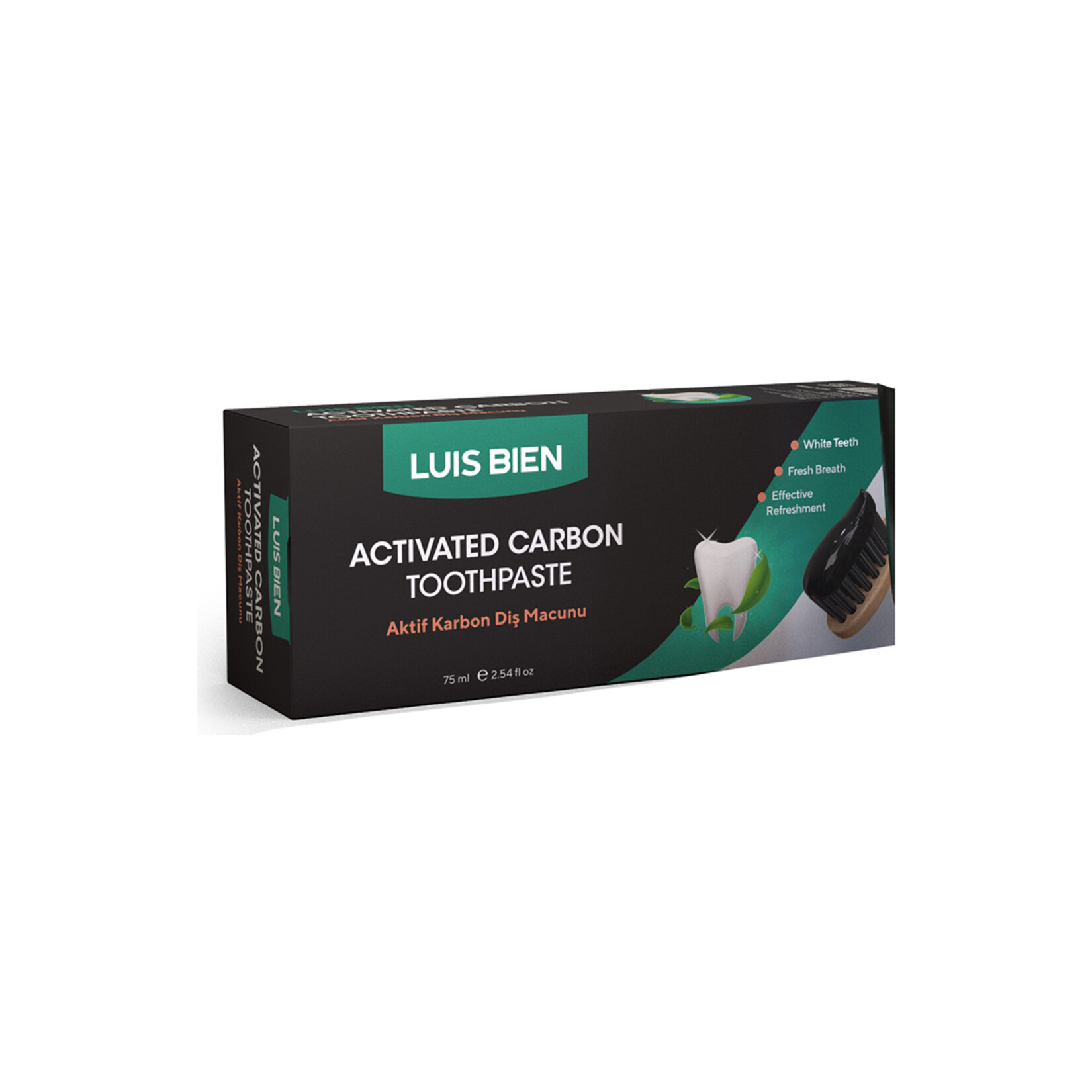Luıs Bıen Aktif Karbon Diş Beyazlatma Macunu 75Ml