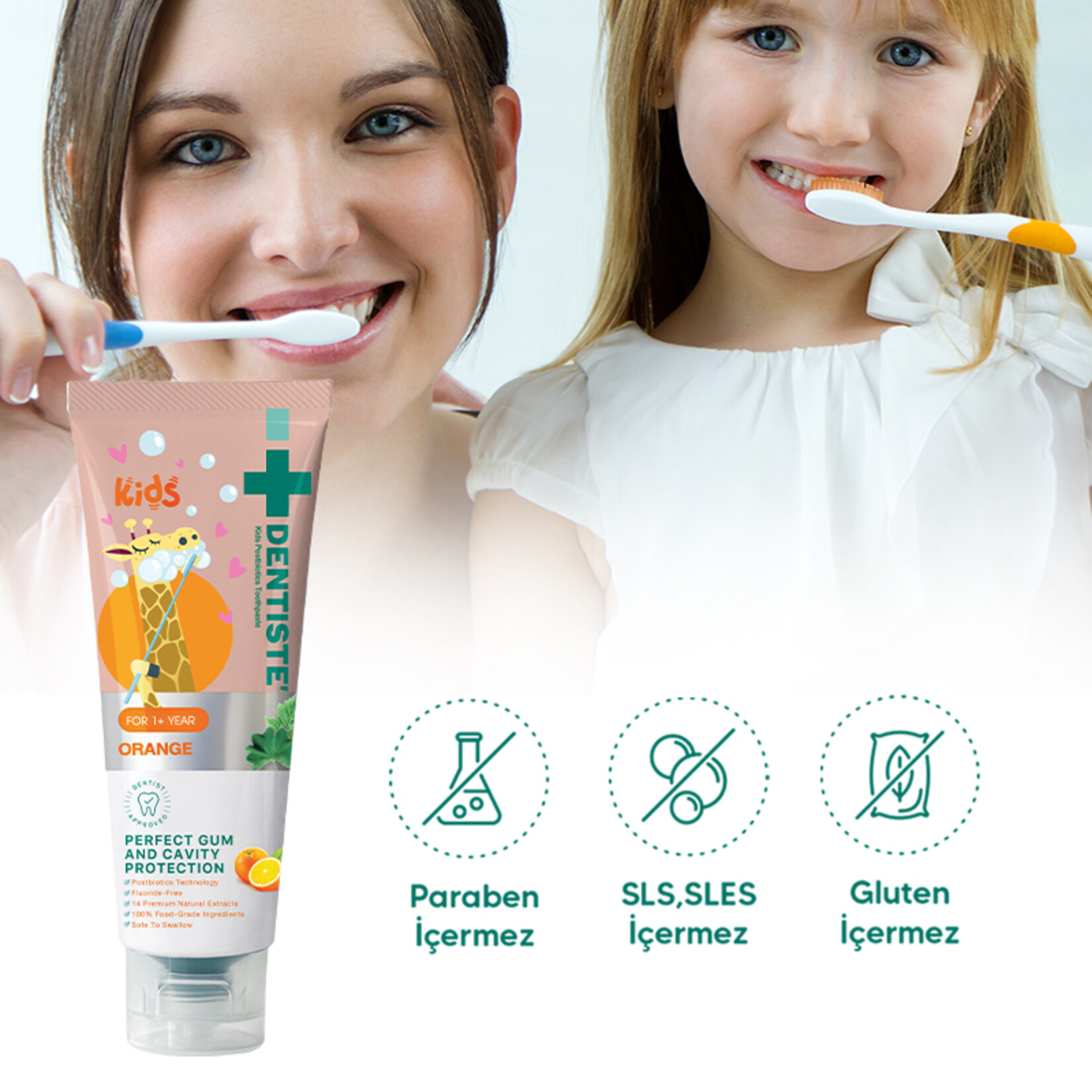 Dentıste Kıds Postbıotıc Por.Aroma.Diş Macunu 60G - Görsel 4