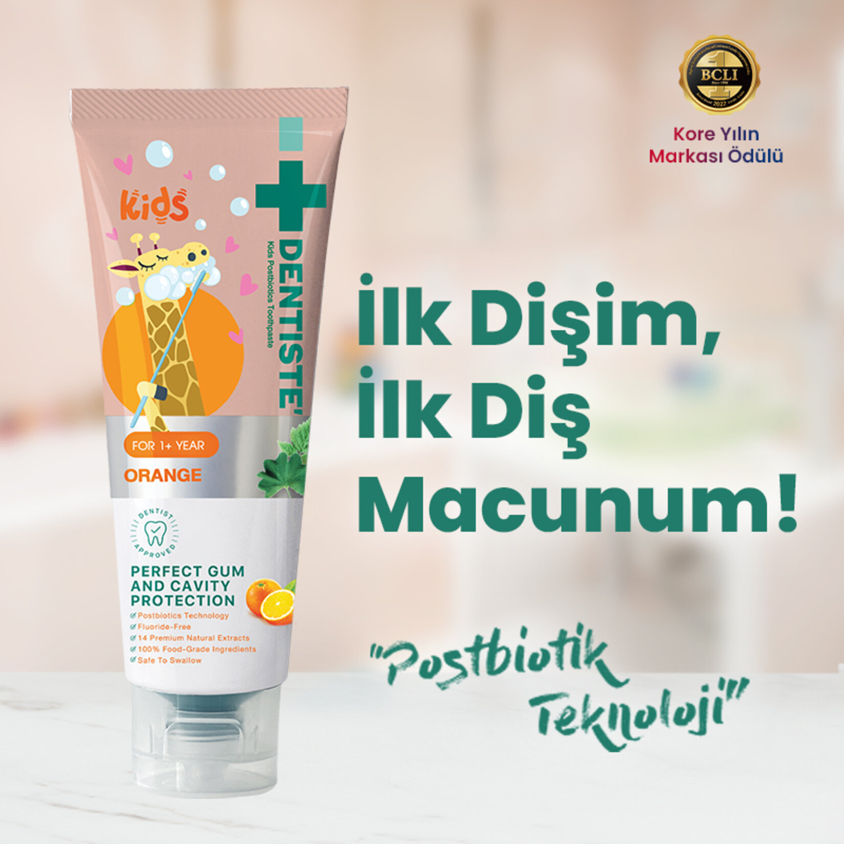 Dentıste Kıds Postbıotıc Por.Aroma.Diş Macunu 60G - Görsel 2