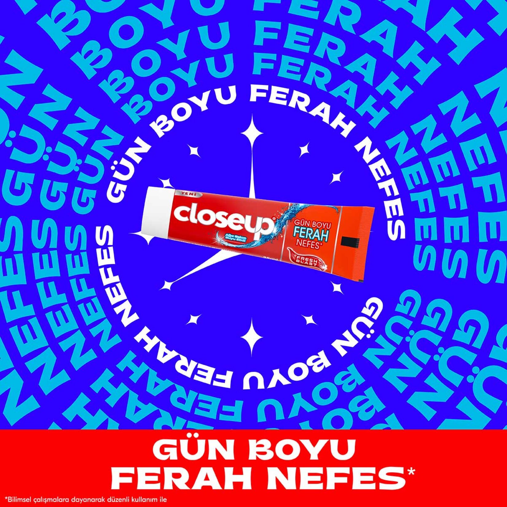 Closeup Diş Macunu Fresh Blast Ağız Bakım Suyu Etkili 25 Ml - Görsel 4