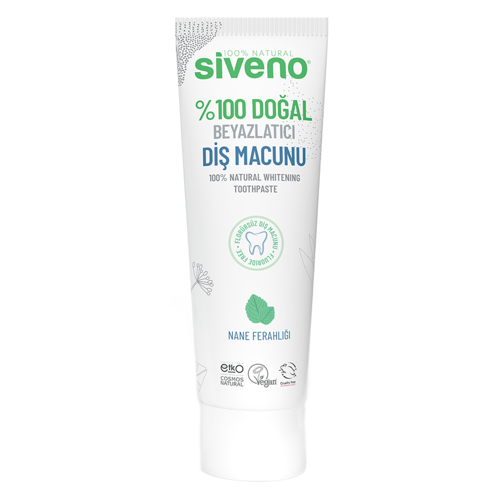 Siveno %100 Doğal Yetişkin Diş Macunu 65 G - Görsel 1