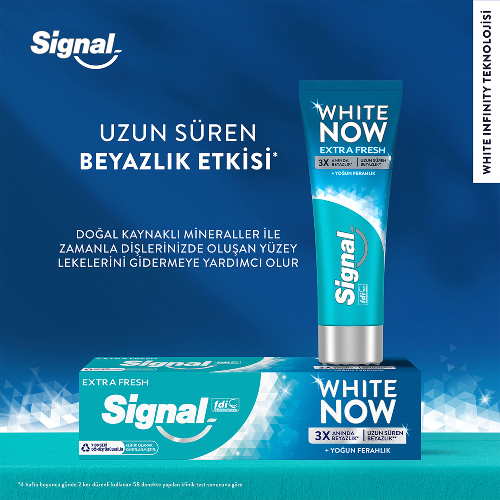 Signal White Now Diş Macunu Extra Fresh 75 Ml - Görsel 4