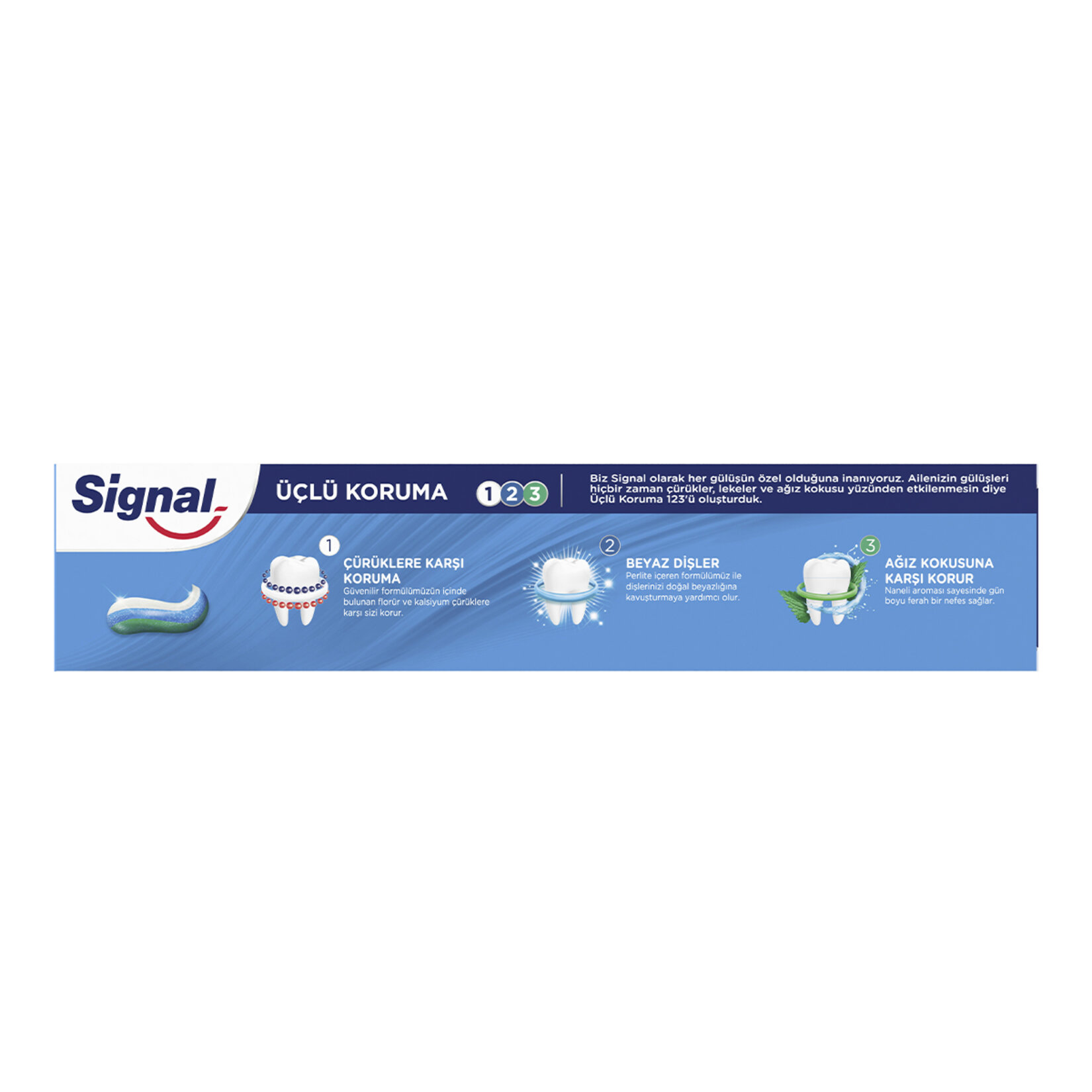 Sıgnal Diş Macunu Üçlü Koruma 120 Ml - Görsel 3