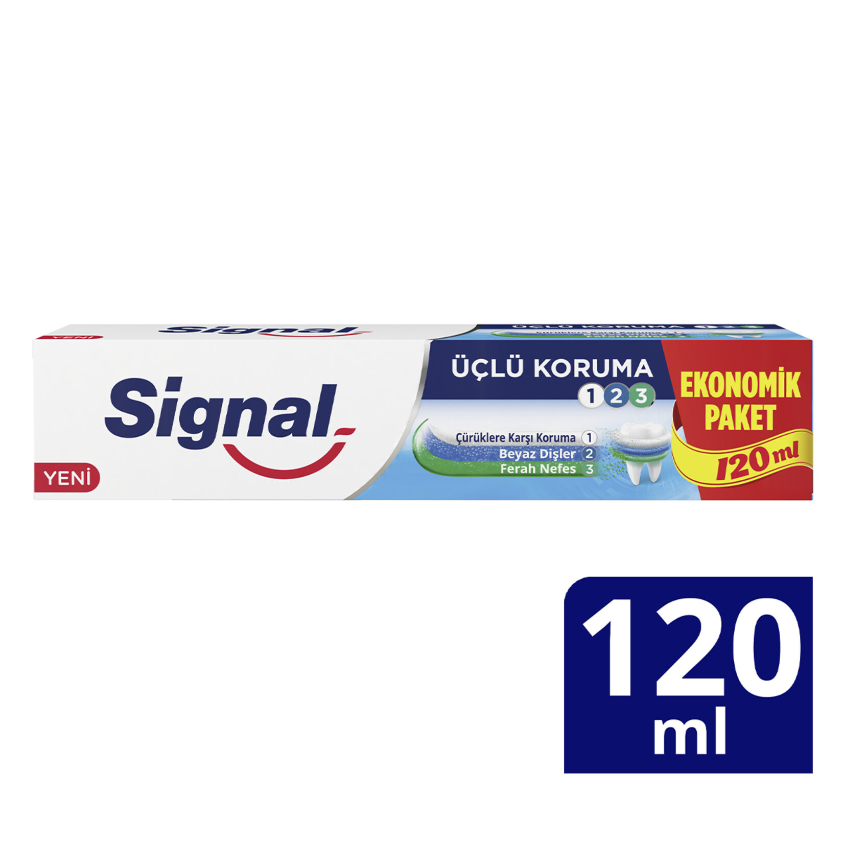 Sıgnal Diş Macunu Üçlü Koruma 120 Ml - Görsel 2
