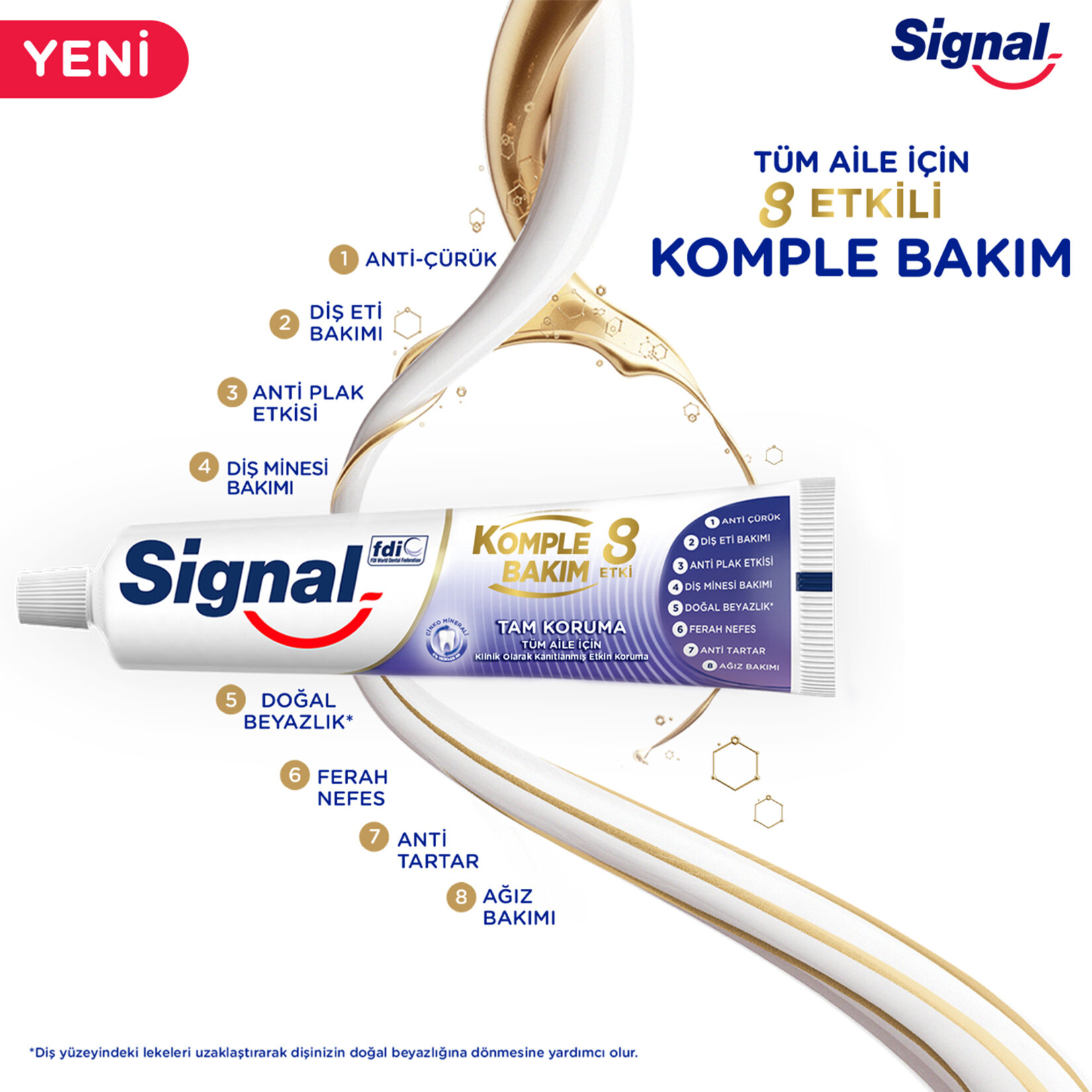 Signal Komple Bakım 8 Etki Tam Koruma Diş Macunu 75Ml - Görsel 4