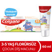 Colgate 3-5 Yaş Portakal Aromalı Florürsüz Çocuk Diş Macunu 60 Ml - Görsel 2