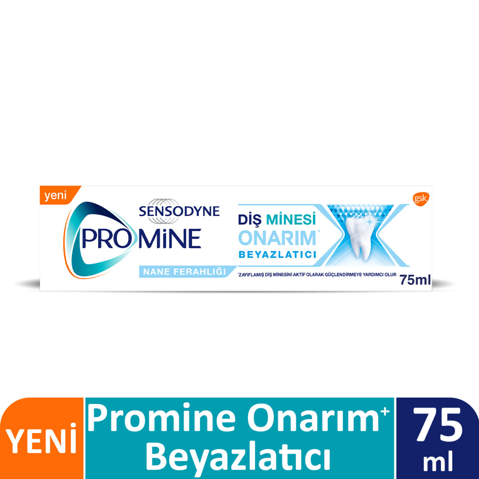 Sensodyne Promine Onarım Beyazlatıcı Diş Macunu 75 Ml - Görsel 2