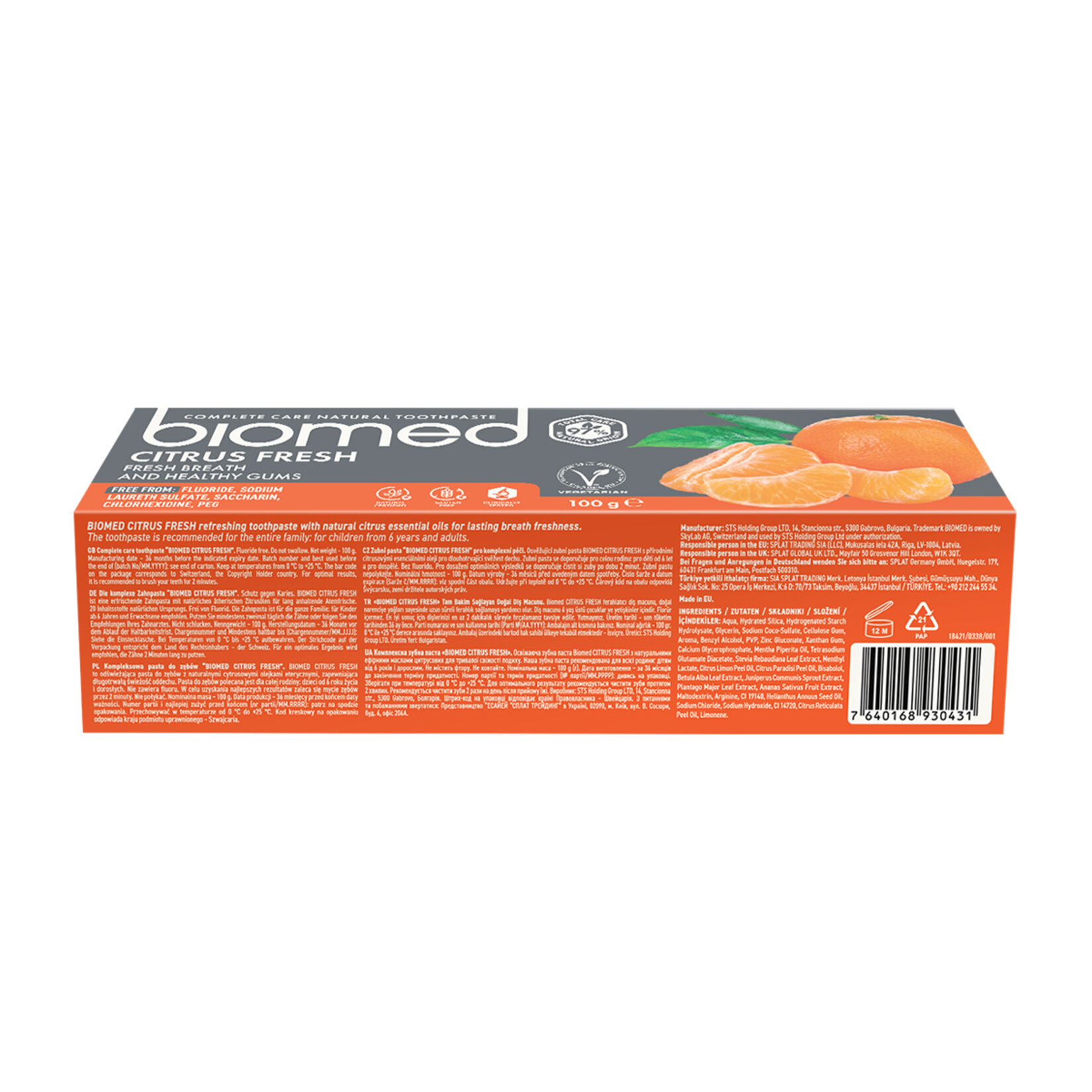Biomed Citrus Fresh 100 G - Görsel 3