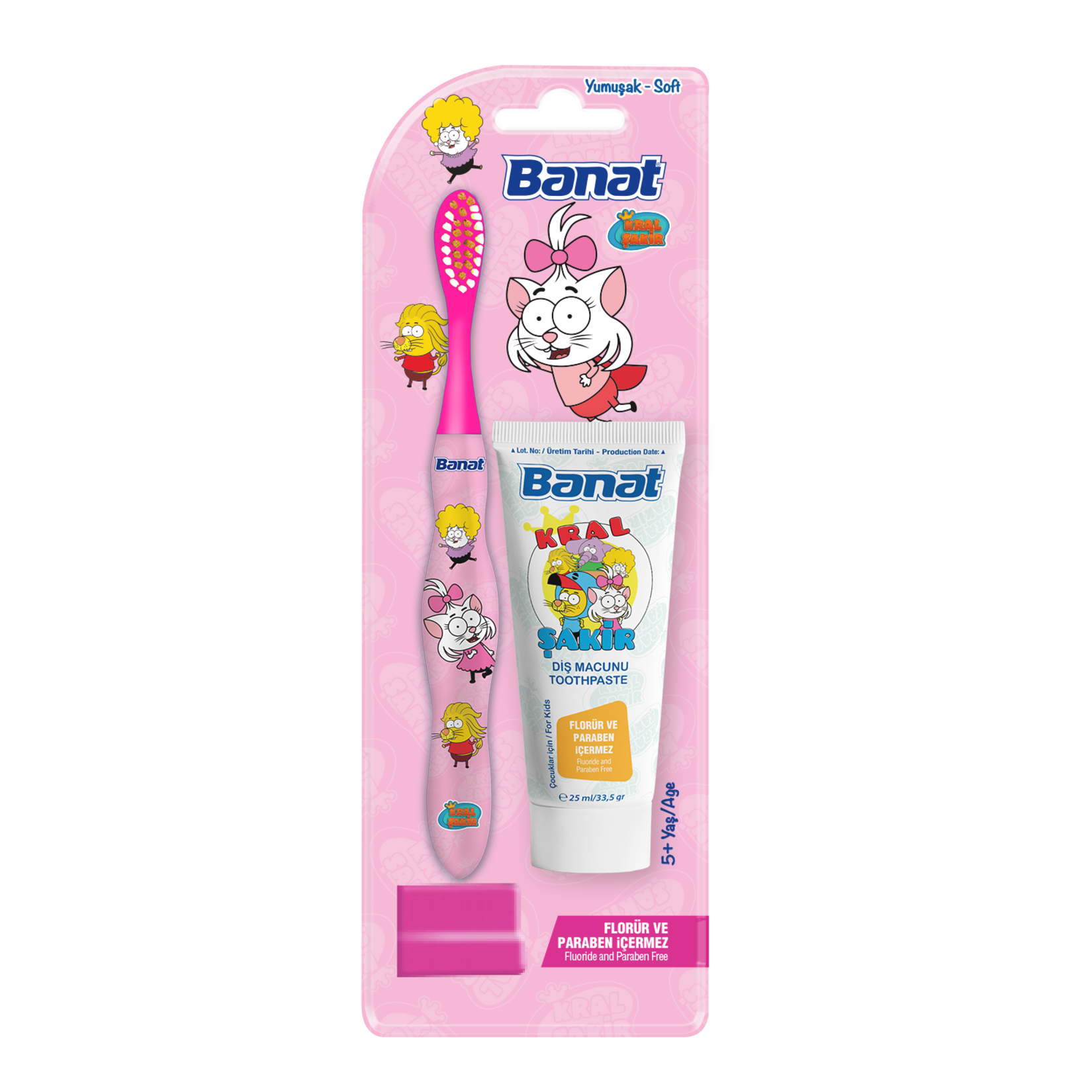 Banat Kral Şakir Diş Macunu 25 Ml+Diş Fırçası Seti - Görsel 1