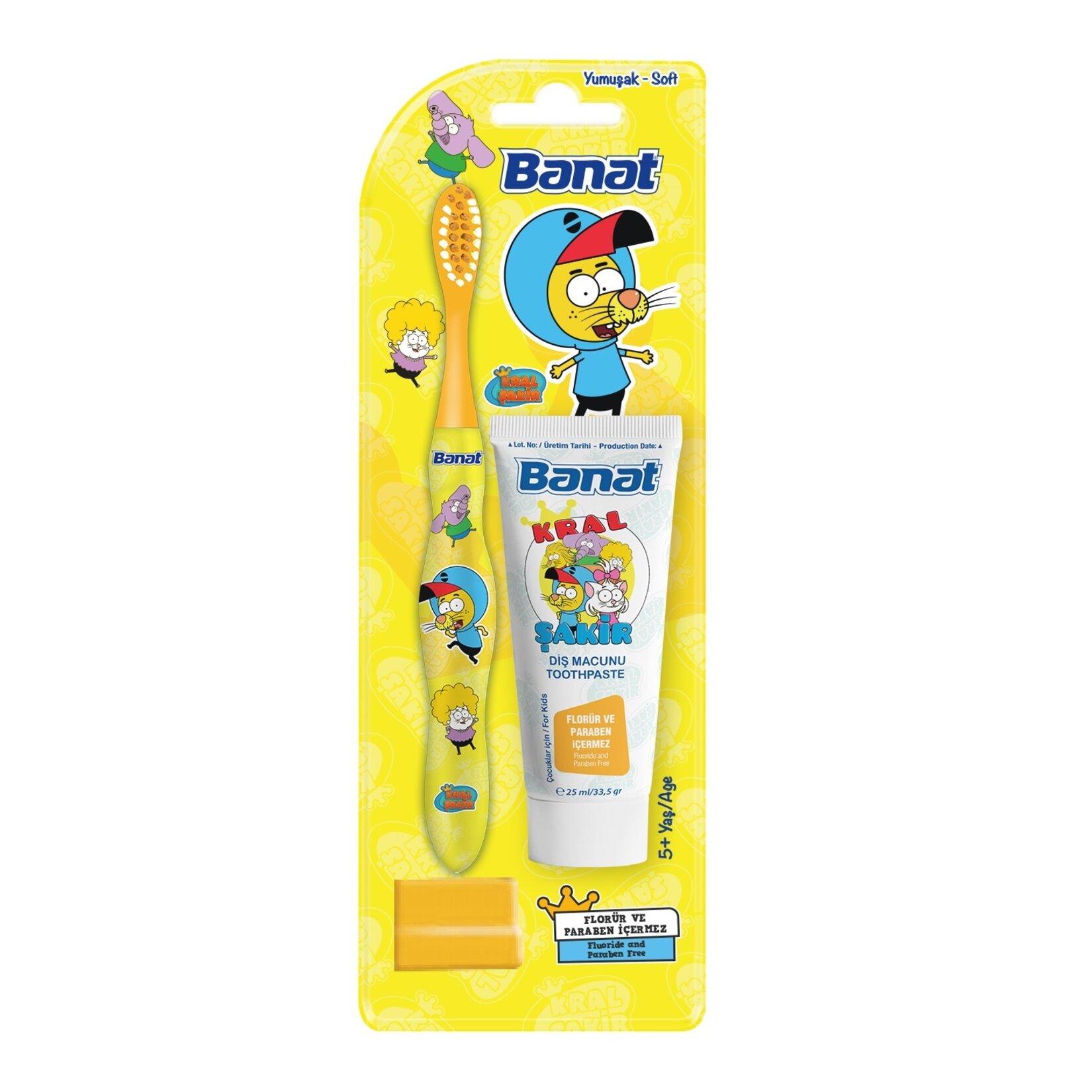 Banat Kral Şakir Diş Macunu 25 Ml+Diş Fırçası Seti - Görsel 3
