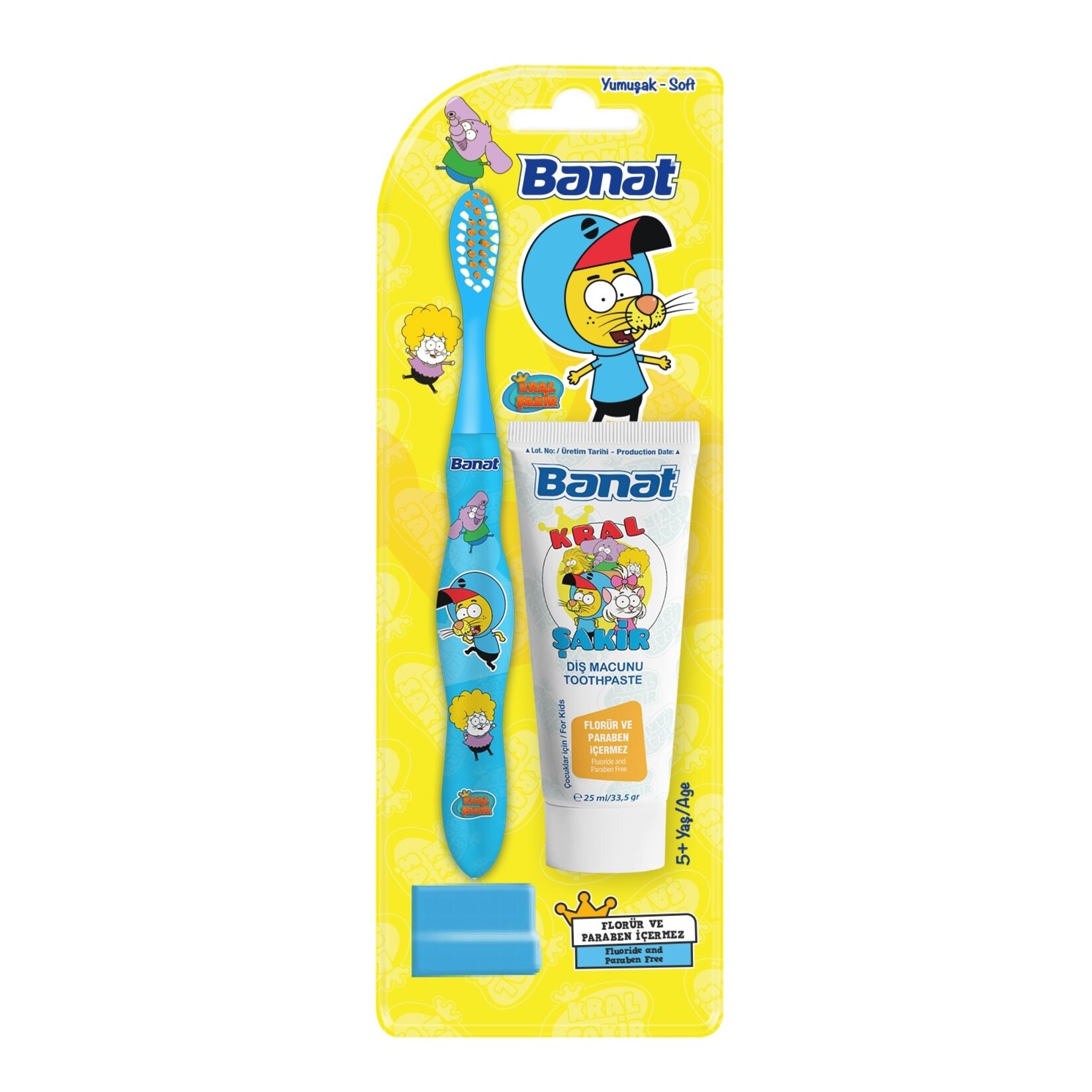 Banat Kral Şakir Diş Macunu 25 Ml+Diş Fırçası Seti - Görsel 2