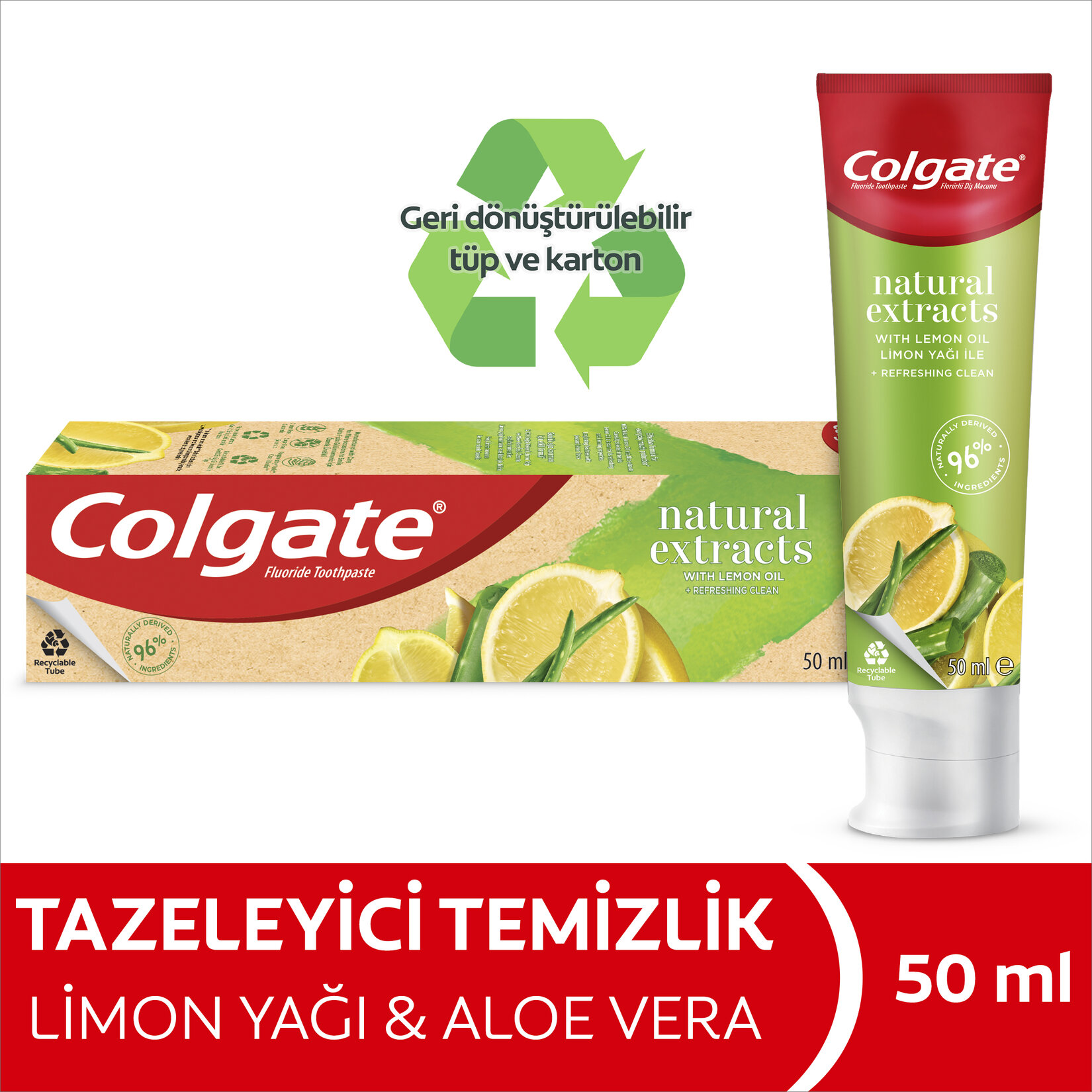 Colgate Natural Extracts Limon Diş Macunu 50 Ml - Görsel 2