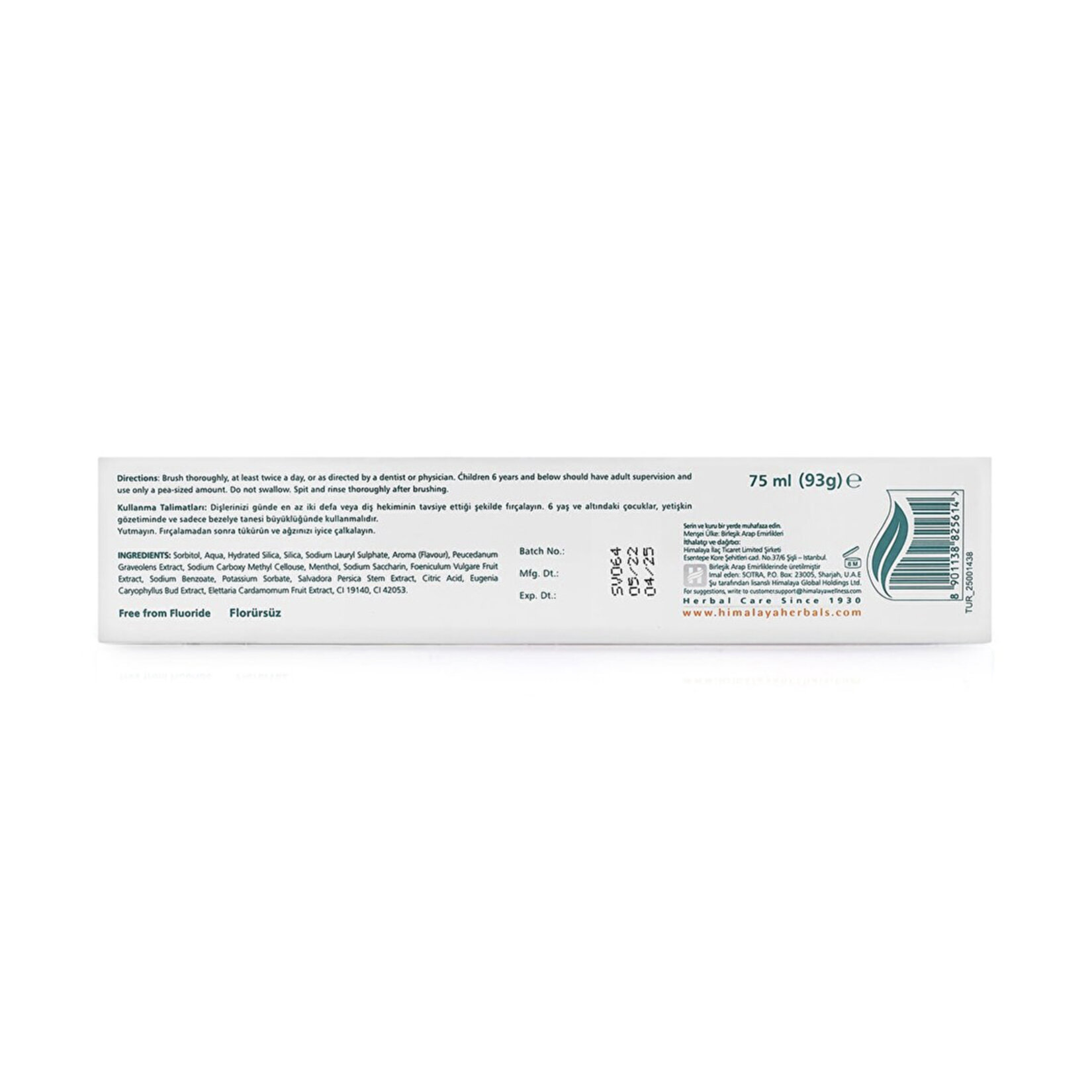 Himalaya Mınt Fresh Bitkisel Diş Macunu 75Ml - Görsel 2