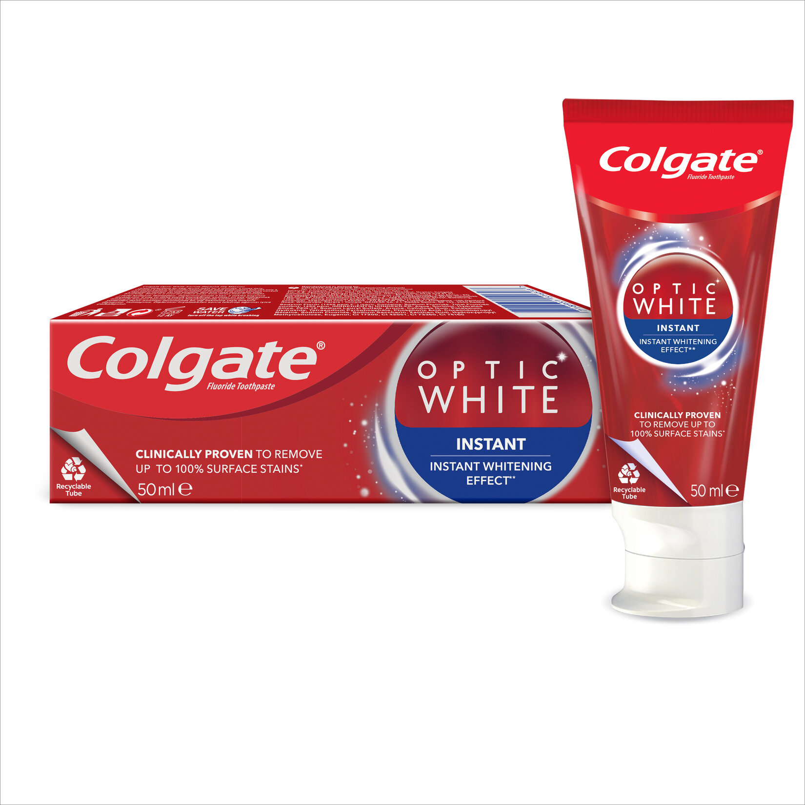 Colgate Optic White Anında Beyazlık Diş Macunu 50 Ml - Görsel 1