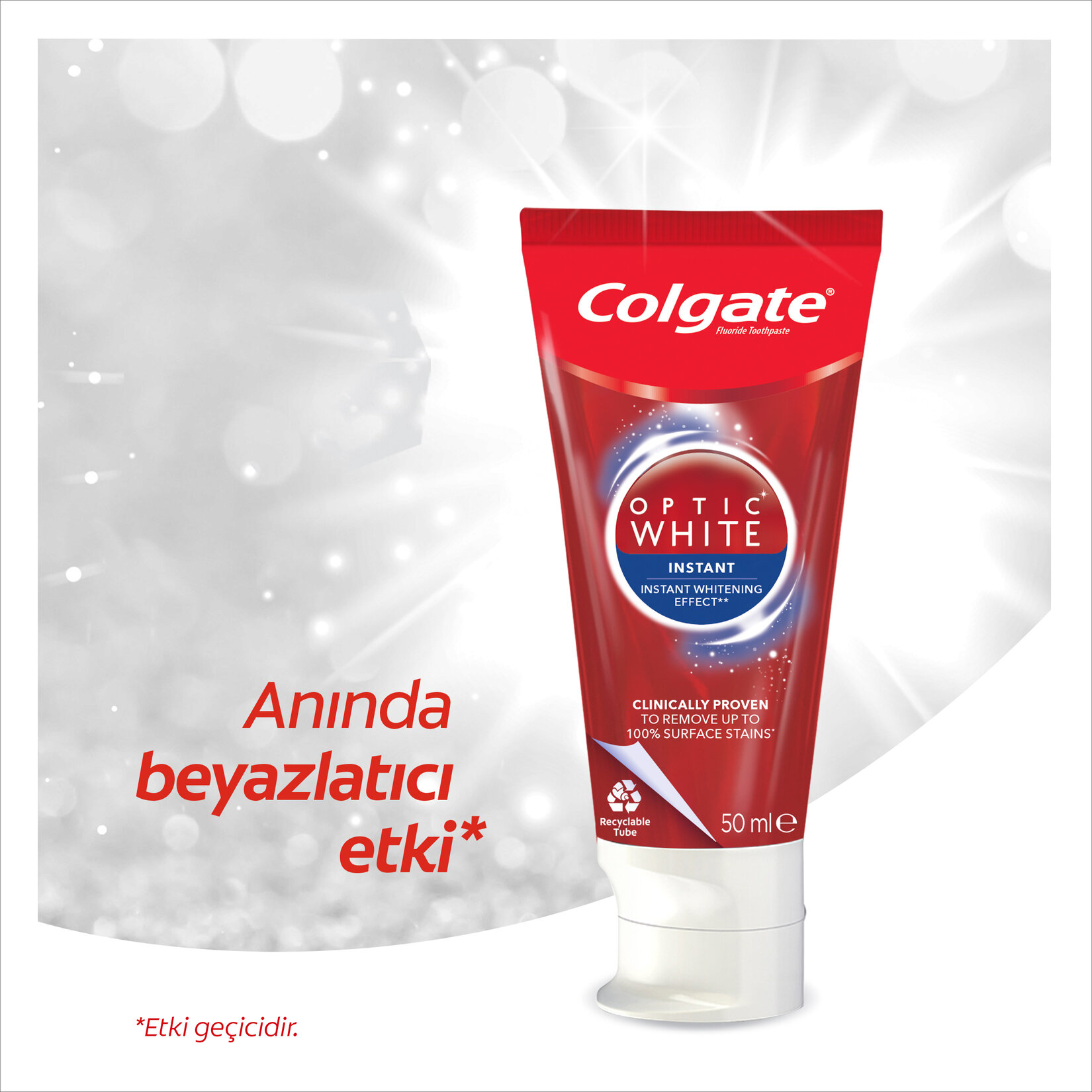 Colgate Optic White Anında Beyazlık Diş Macunu 50 Ml - Görsel 3