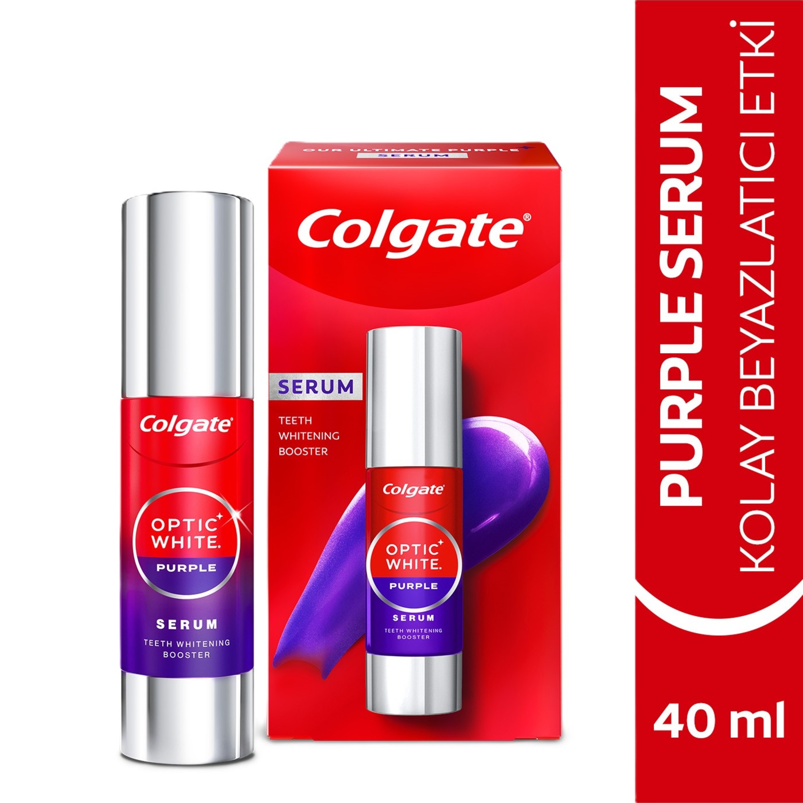 Colgate Optic White Purple Diş Beyazlatıcı Serum 40 Ml - Görsel 2