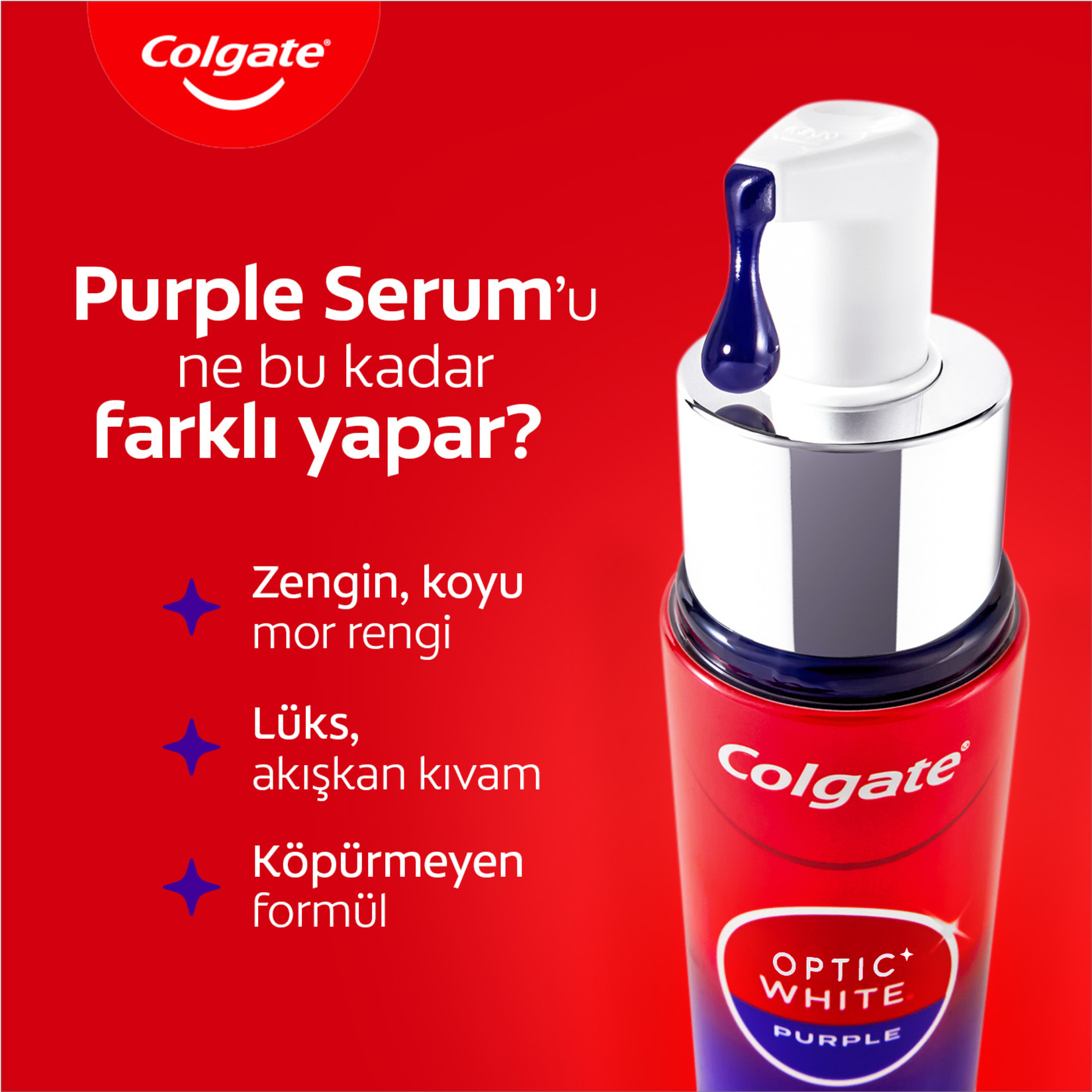 Colgate Optic White Purple Diş Beyazlatıcı Serum 40 Ml - Görsel 6