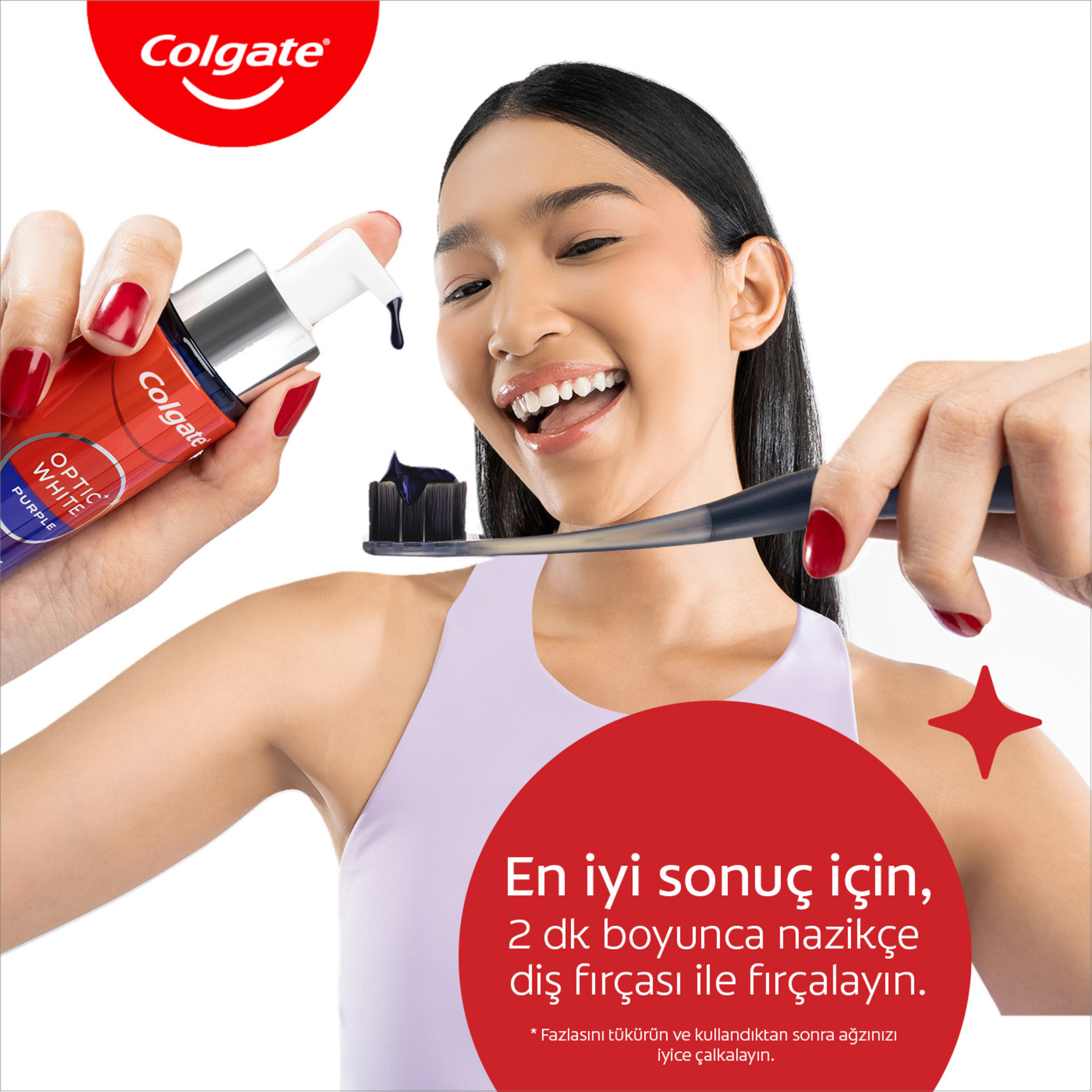 Colgate Optic White Purple Diş Beyazlatıcı Serum 40 Ml - Görsel 9