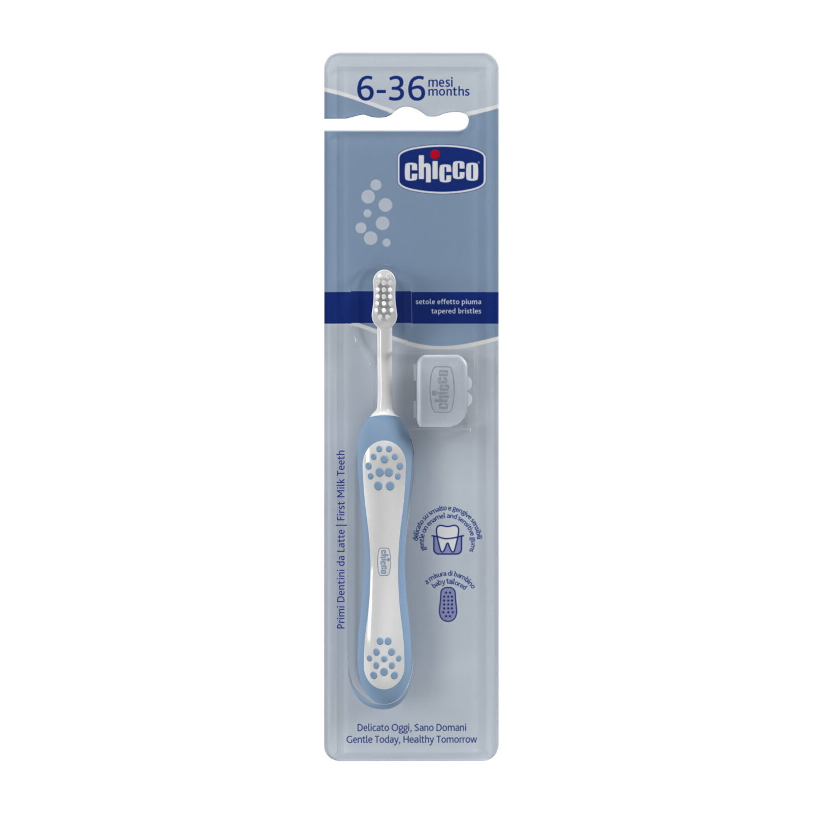 Chicco Diş Fırçası 6-36 Ay Mavi - Görsel 2