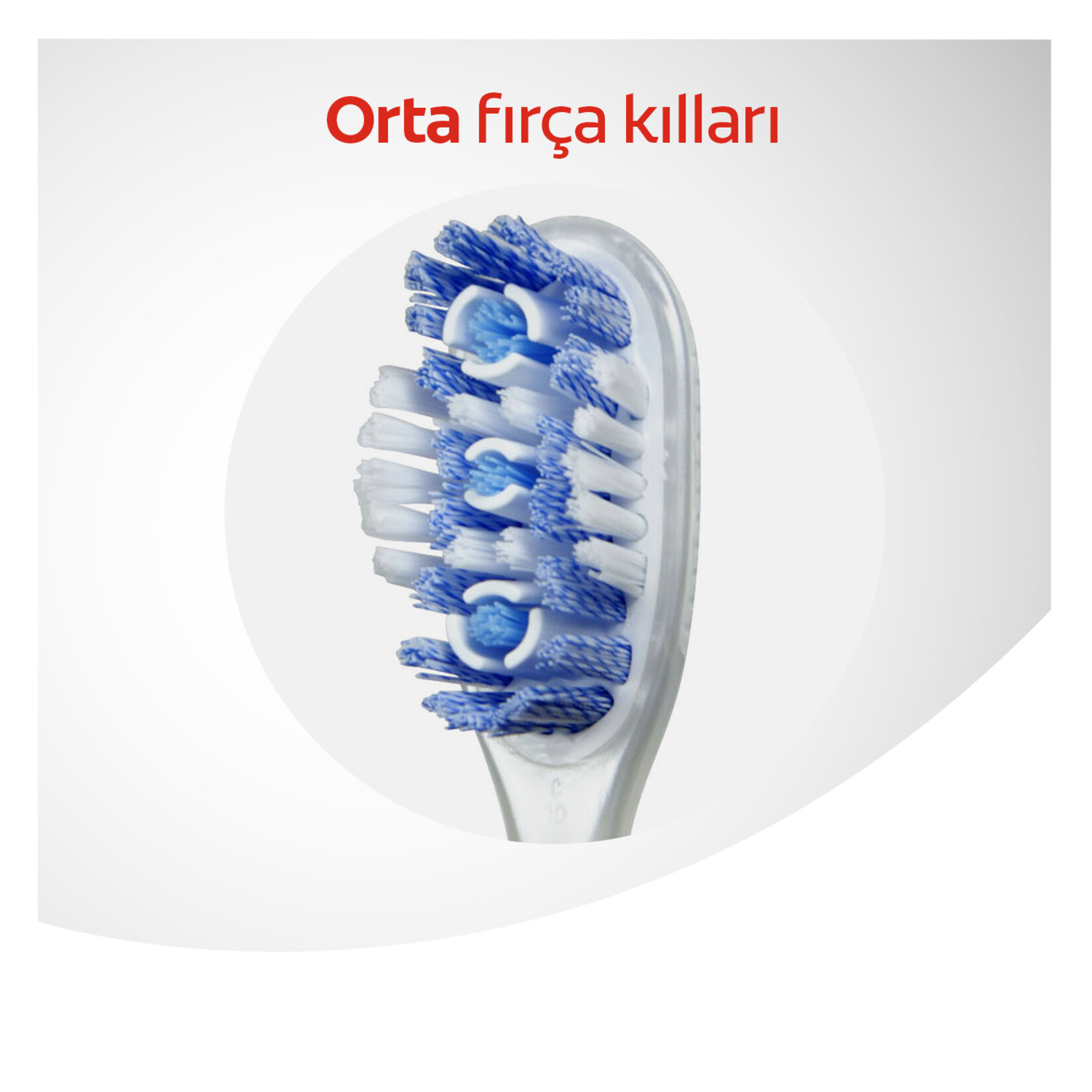 Colgate 360 Optik Beyaz Orta Diş Fırçası 1+1 - Görsel 3