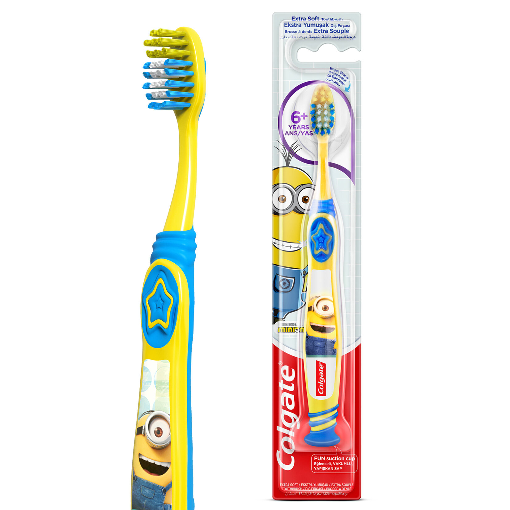 Colgate Minions 6+ Yaş Ekstra Yumuşak Çocuk Diş Fırçası ürün görseli