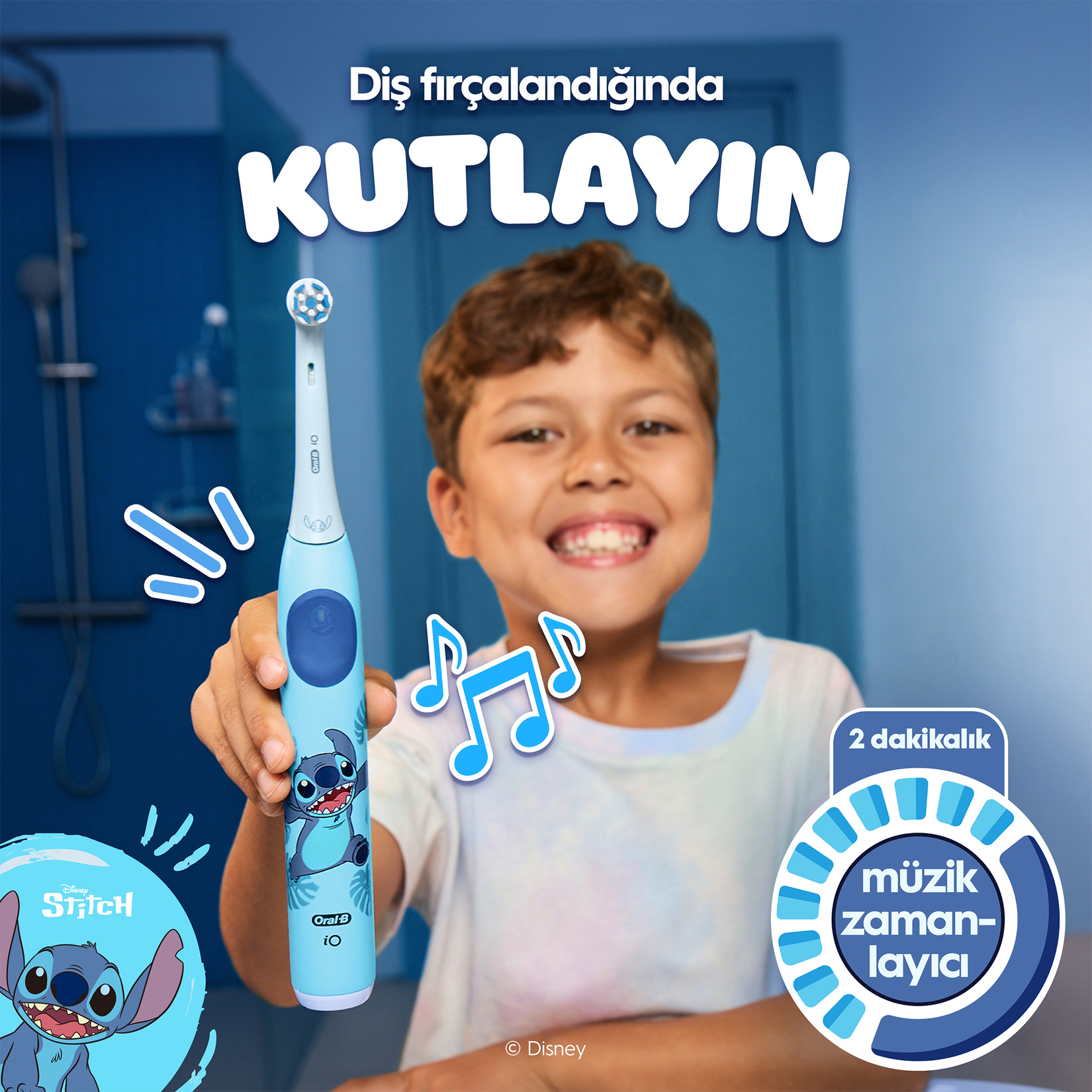 Oral-B Io Stitch Şarjlı Diş Fırçası 6+ - Görsel 6