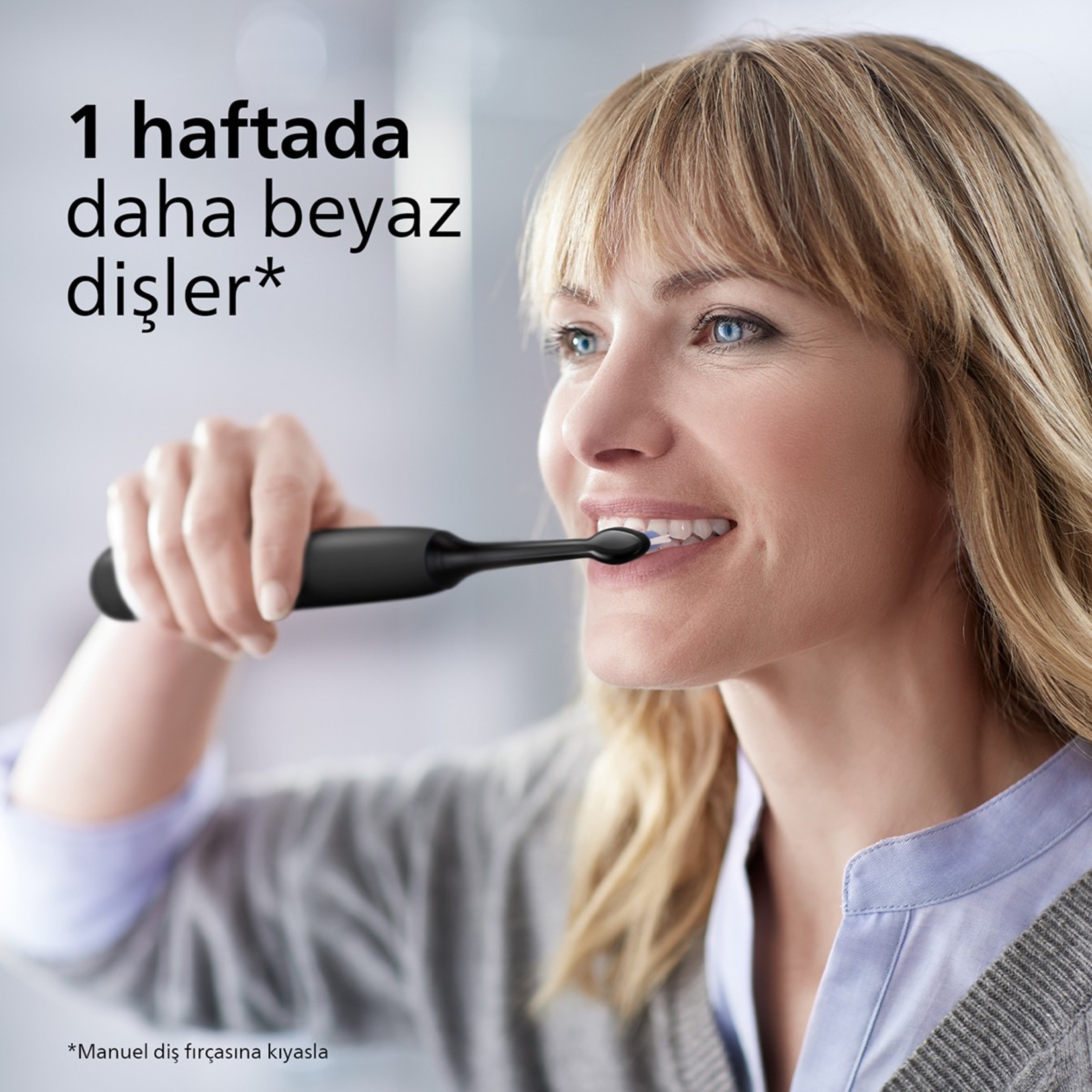 Philips Sonicare 2'li Yedek Başlık Siyah HX6062/88 - Görsel 3