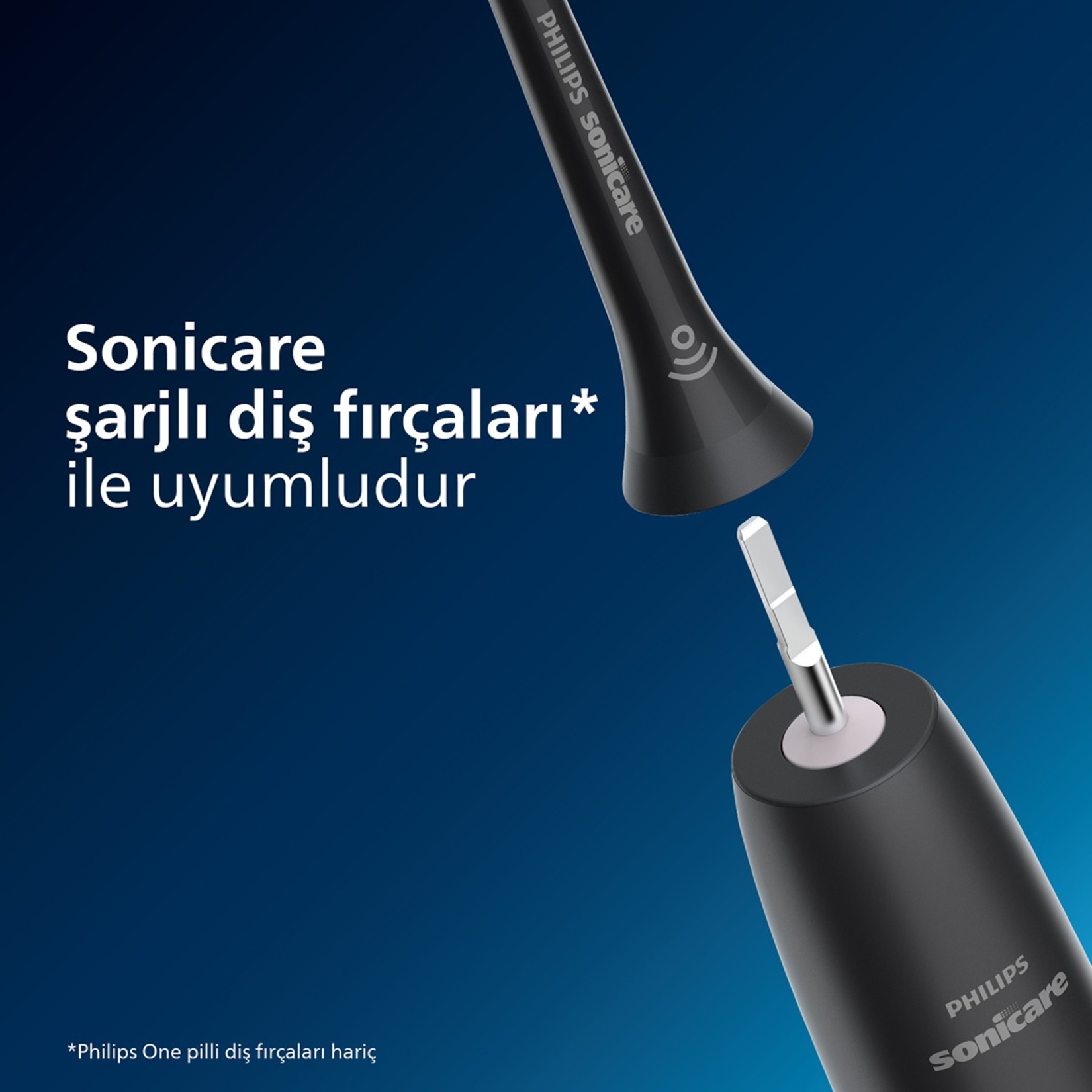 Philips Sonicare 2'li Yedek Başlık Siyah HX6062/88 - Görsel 4