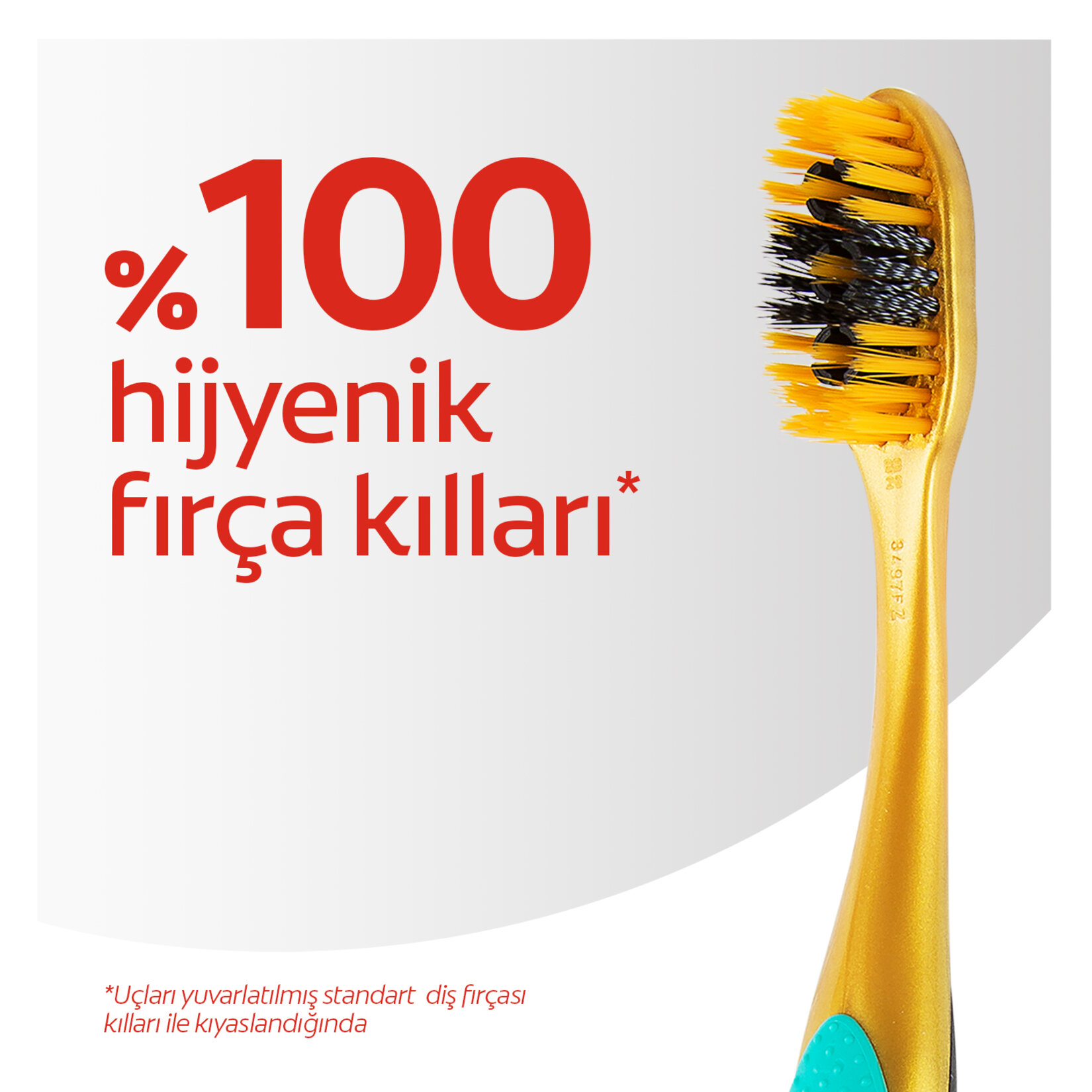 Colgate 360 Charcoal Gold Yumuşak Diş Fırçası - Görsel 3