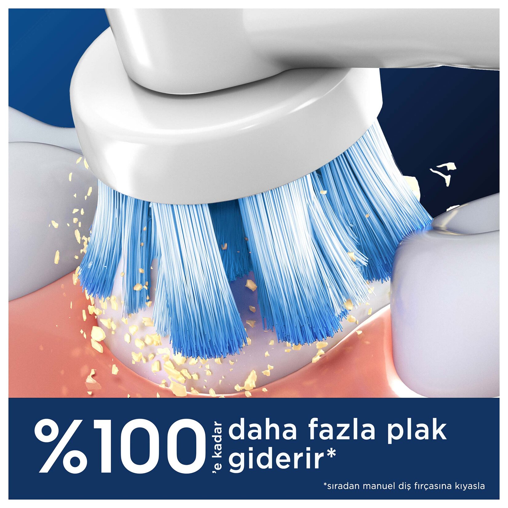 Oral-B Şarjlı Yedek Başlık Sensitive Diş Fırçası 2'li - Görsel 3