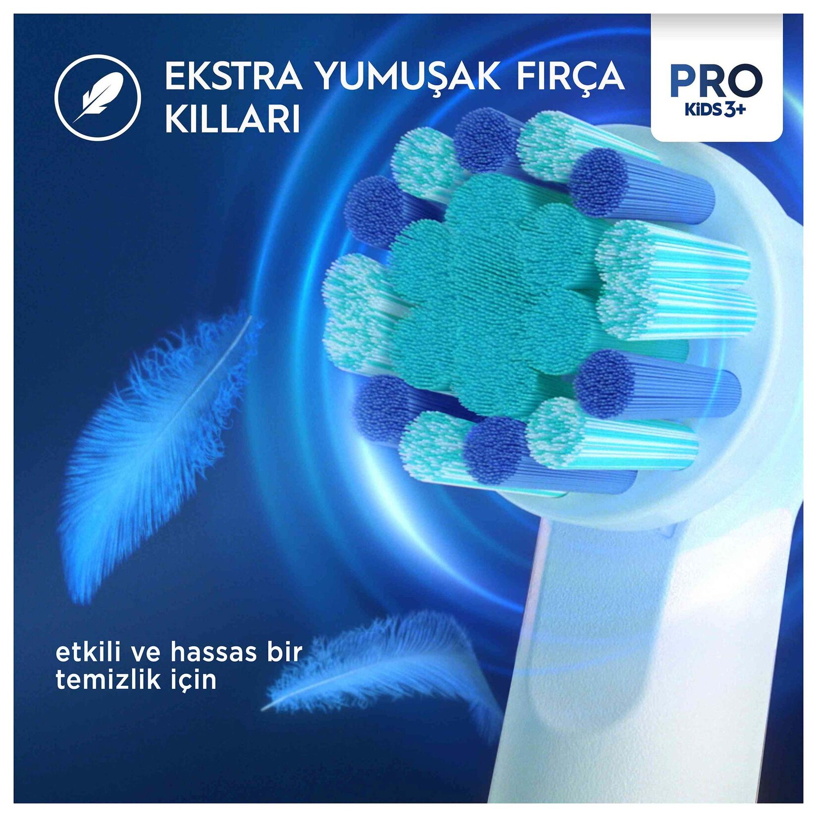 Oral-B Spiderman Şarjlı Diş Fırçası Yedek Başlığı Beyaz 2'li - Görsel 5