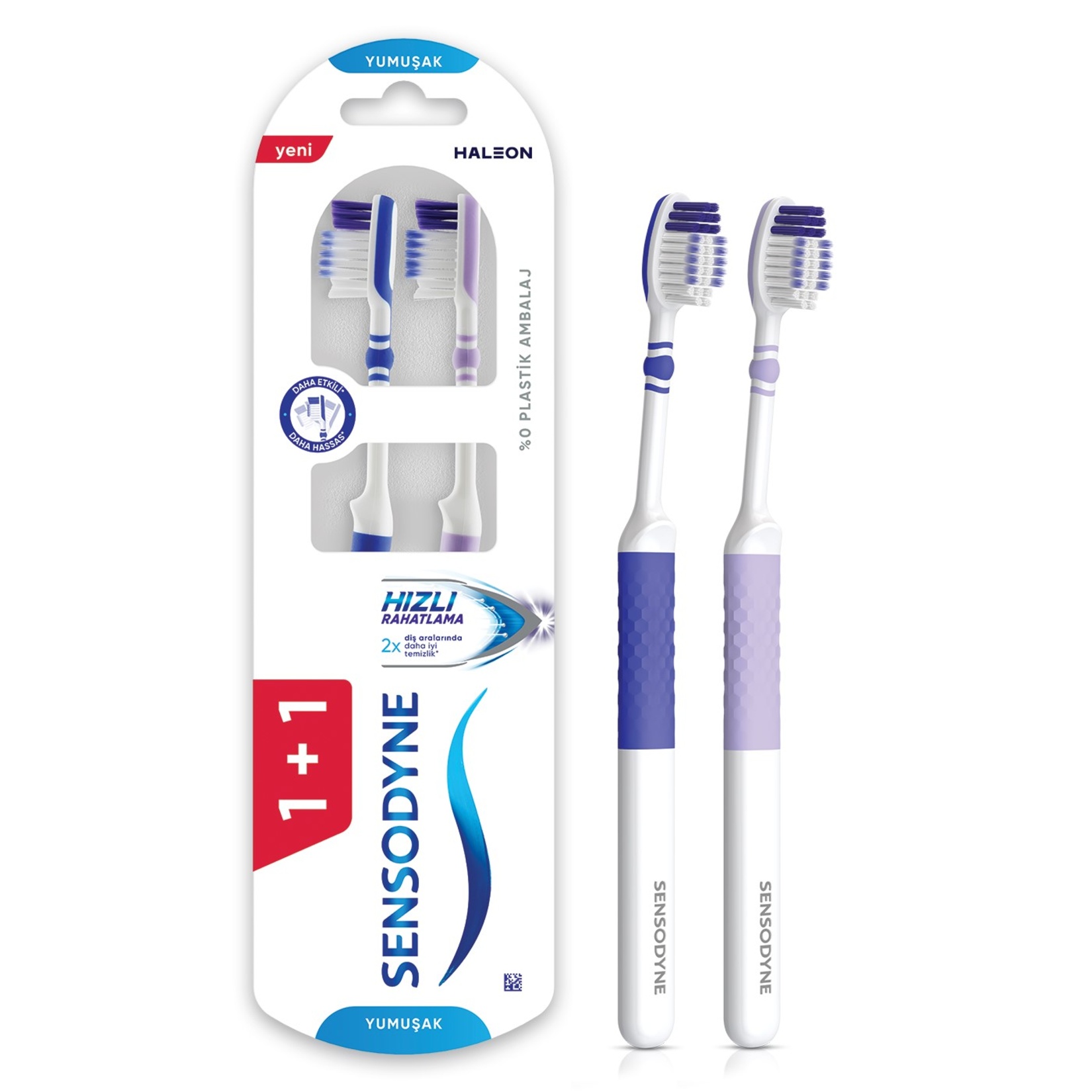 Sensodyne Hızlı Rahatlama 1+1 Diş Fırçası Yumuşak