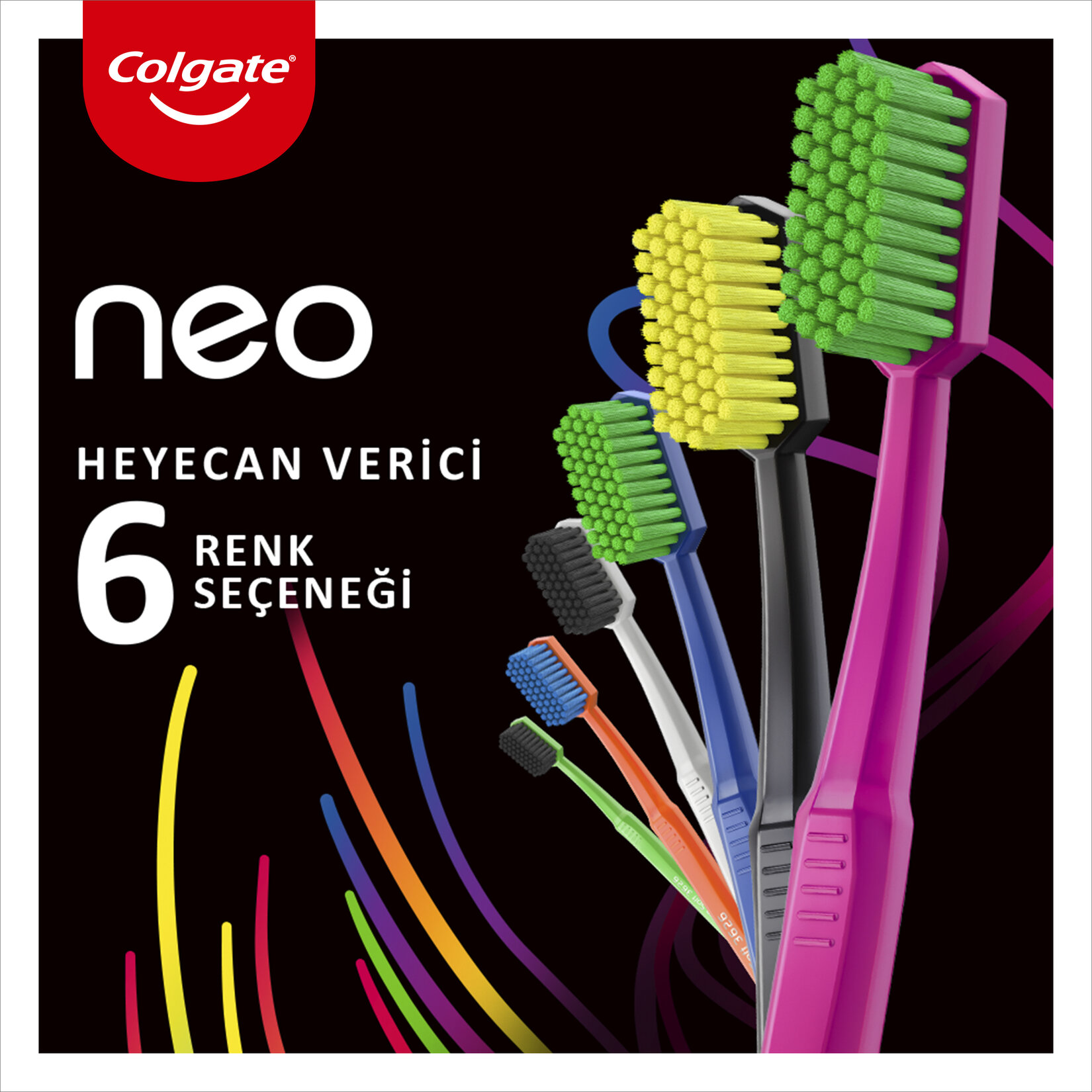 Colgate Neo Orta Diş Fırçası - Görsel 5