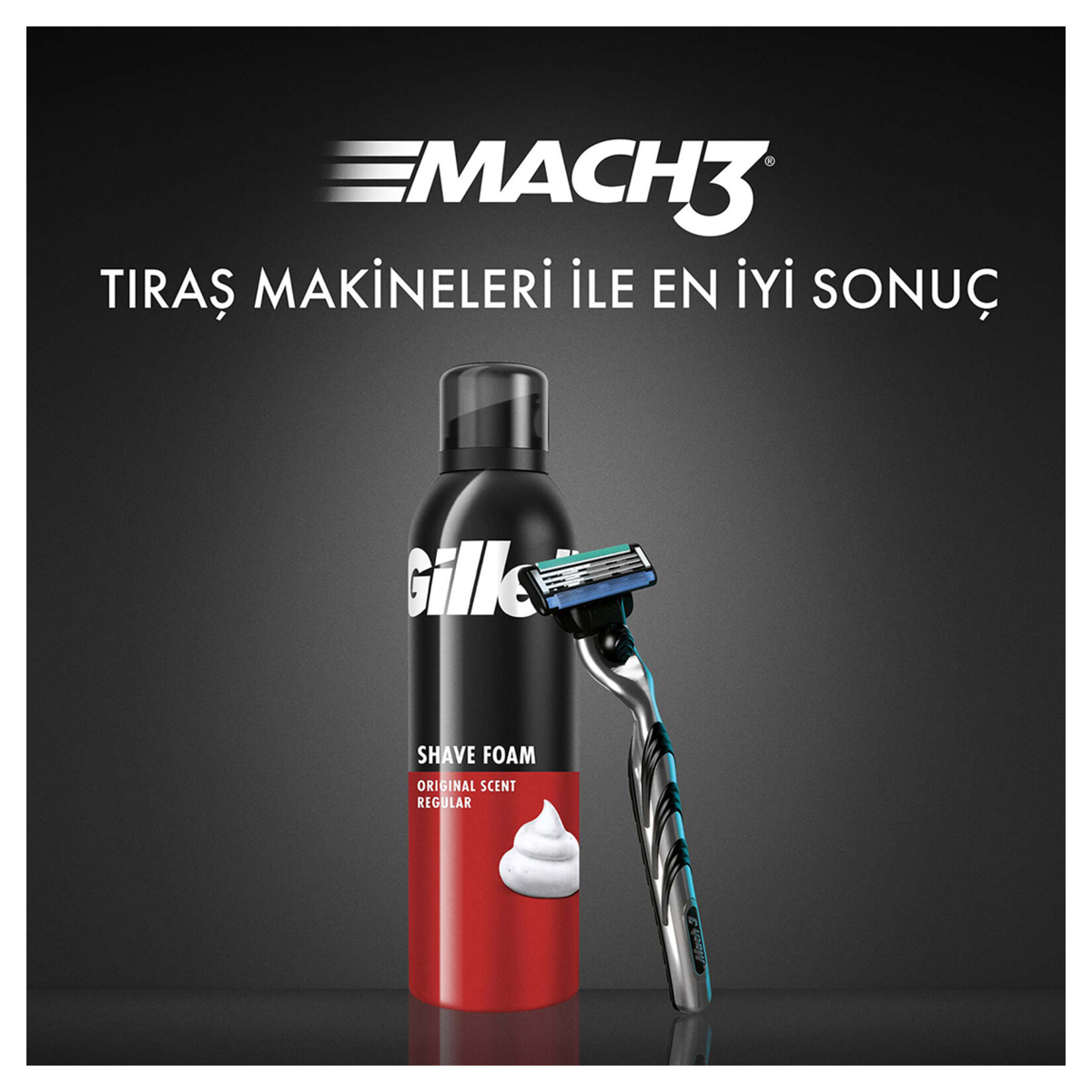 Gillette Tıraş Köpüğü Normal 200 ml - Görsel 3