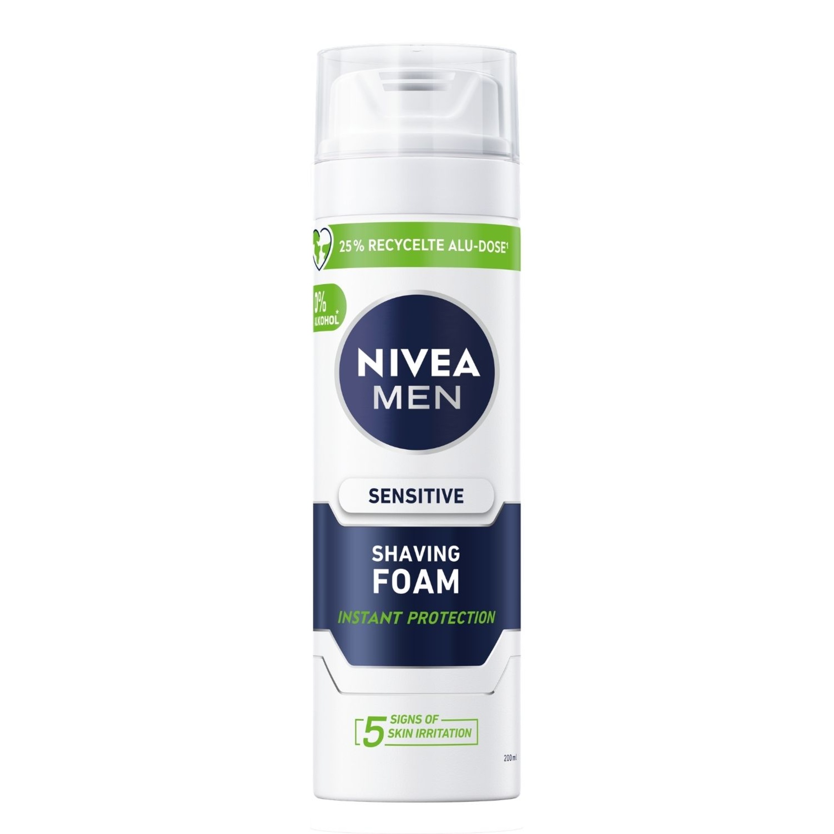NIVEA MEN Erkek Hassas Ciltlere Özel Tıraş Köpüğü 200 Ml - Görsel 1