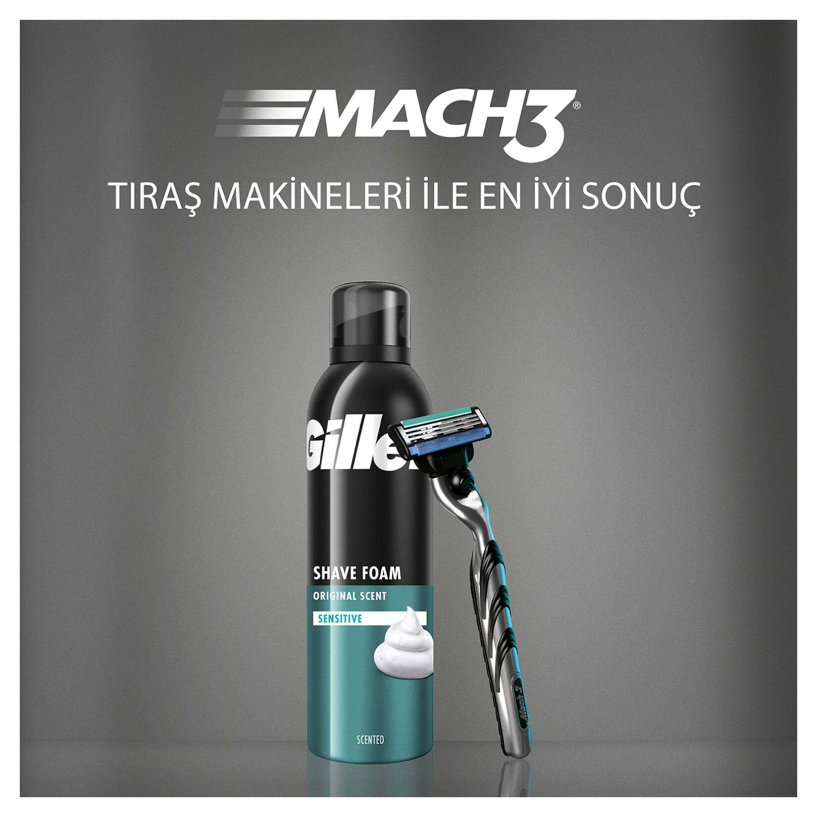 Gillette Tıraş Köpüğü Hassas 300 Ml - Görsel 2