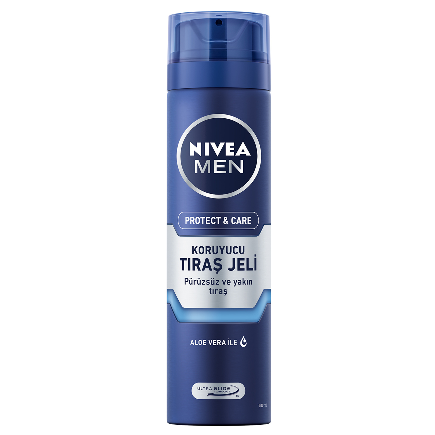 NIVEA MEN Erkek Protect & Care Koruyucu Tıraş Jeli 200 Ml - Görsel 1