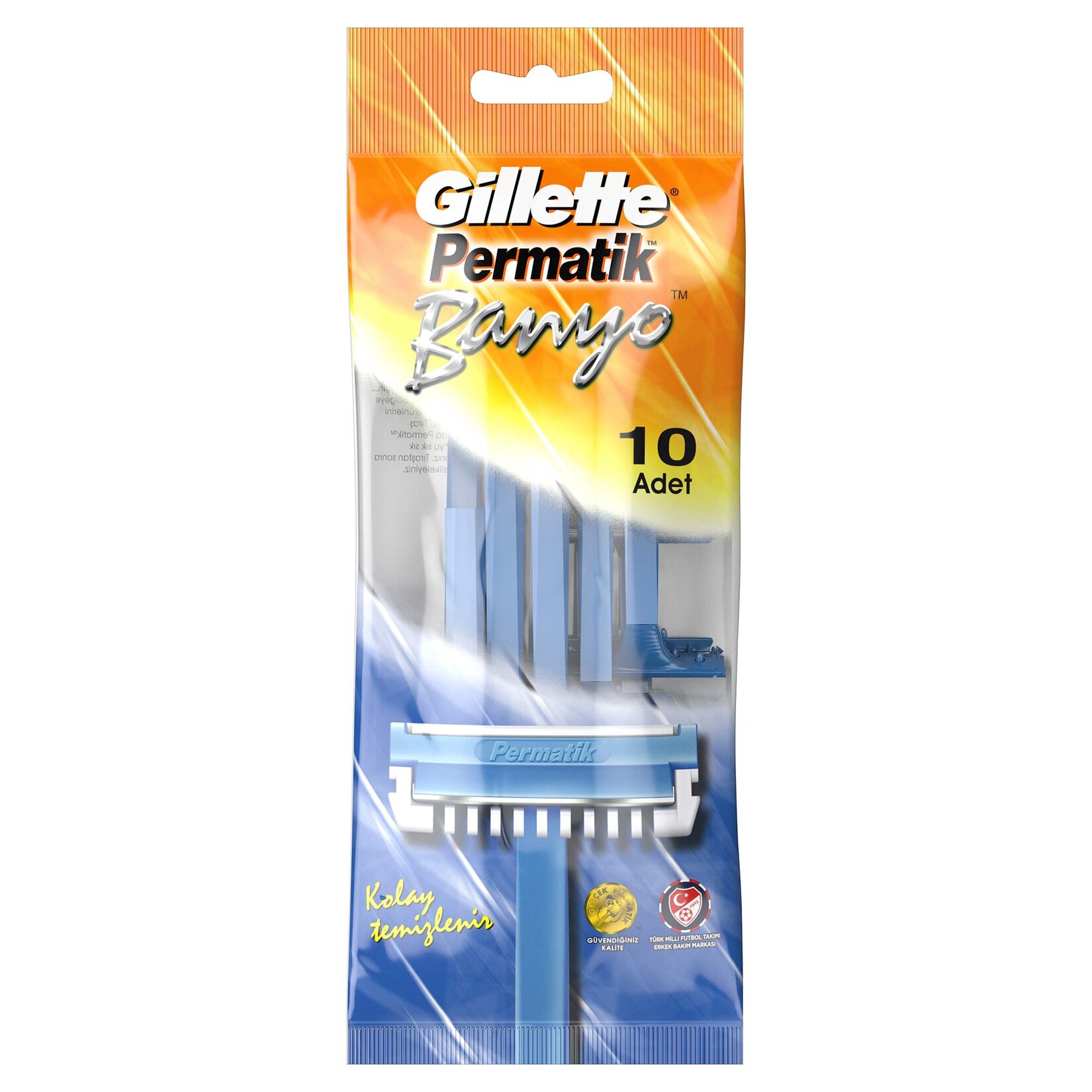 Gillette Permatik Banyo Kullan At Tıraş Bıçağı 10 Adet - Görsel 2