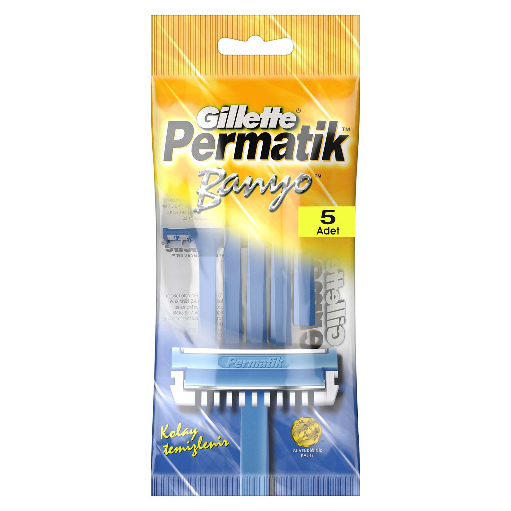 Gillette Permatik Banyo Kullan At Tıraş Bıçağı 5 Adet - Görsel 2