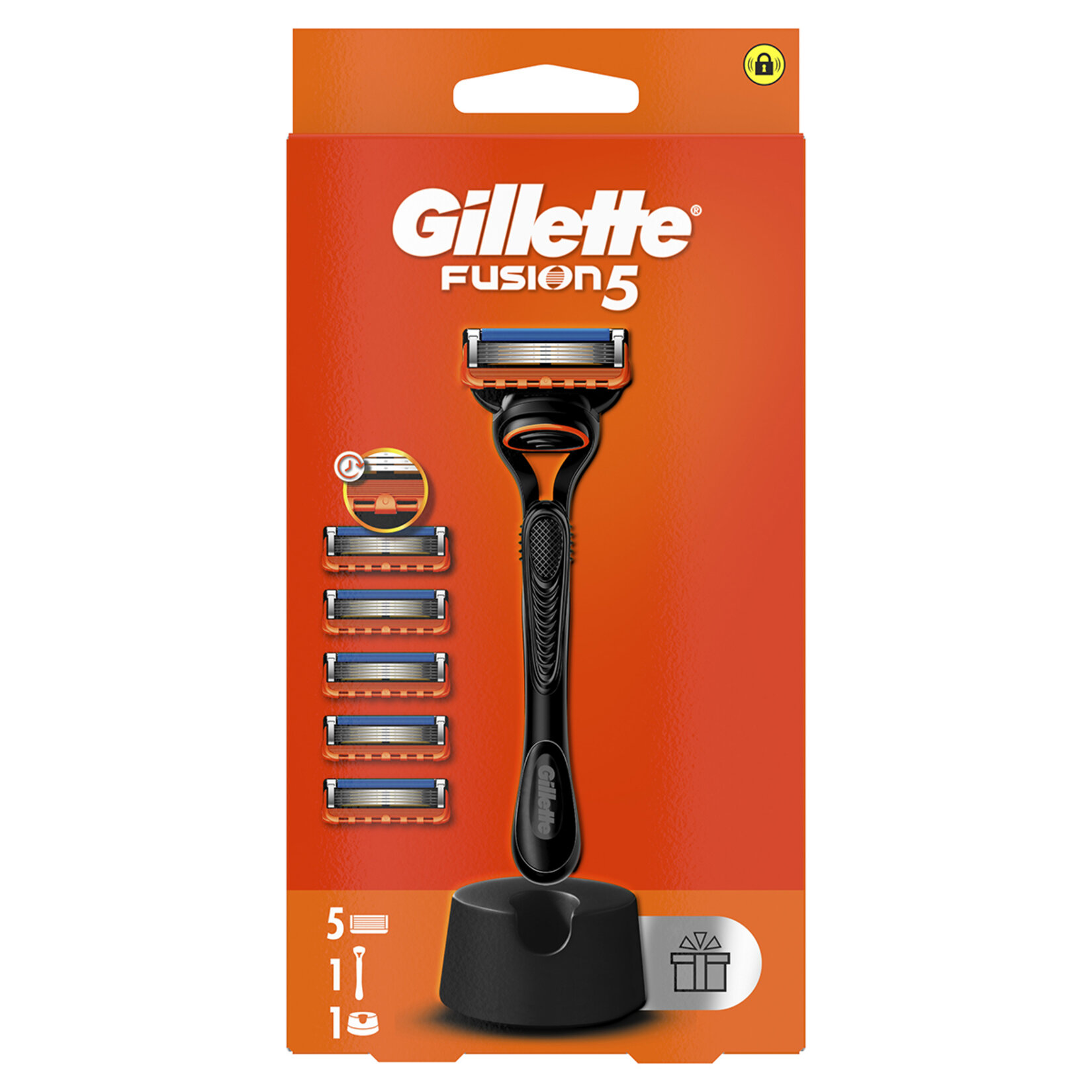Gillette Fusion Premium Tıraş Makinesi +5'li Tıraş Bıçak